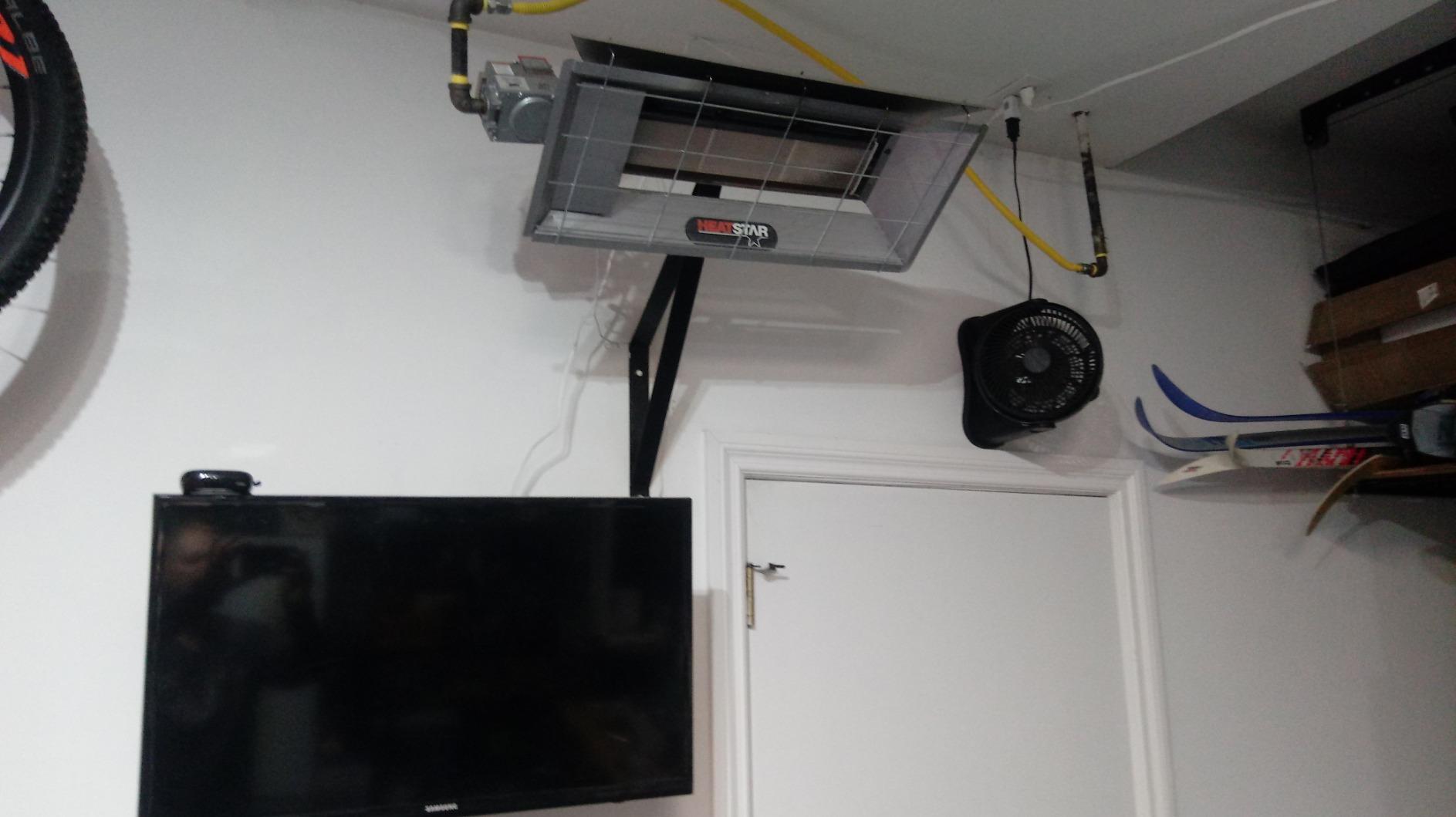 Heatstar By Enerco F125444 Radiant Overhead Garage Heater MH25NG Natural Gas customer photo 1