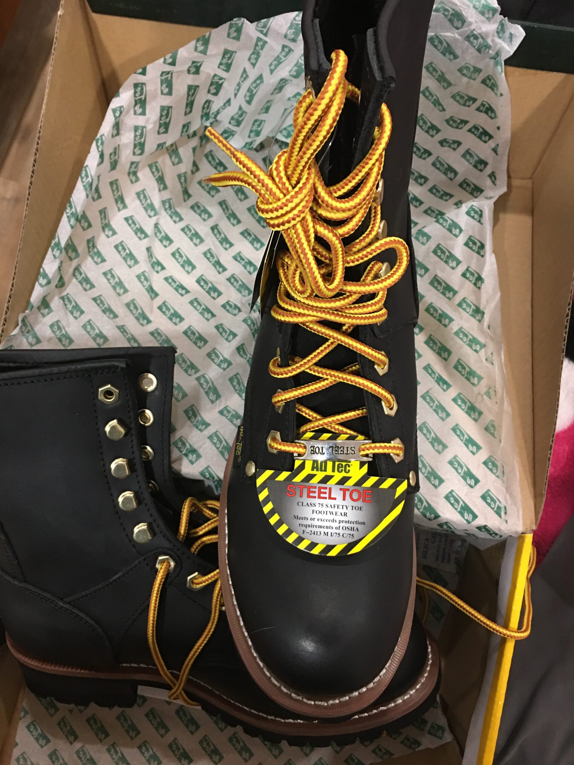 Ad Tec Men's 9 Inch Super Steel Toe Super Logger Boot customer photo 2