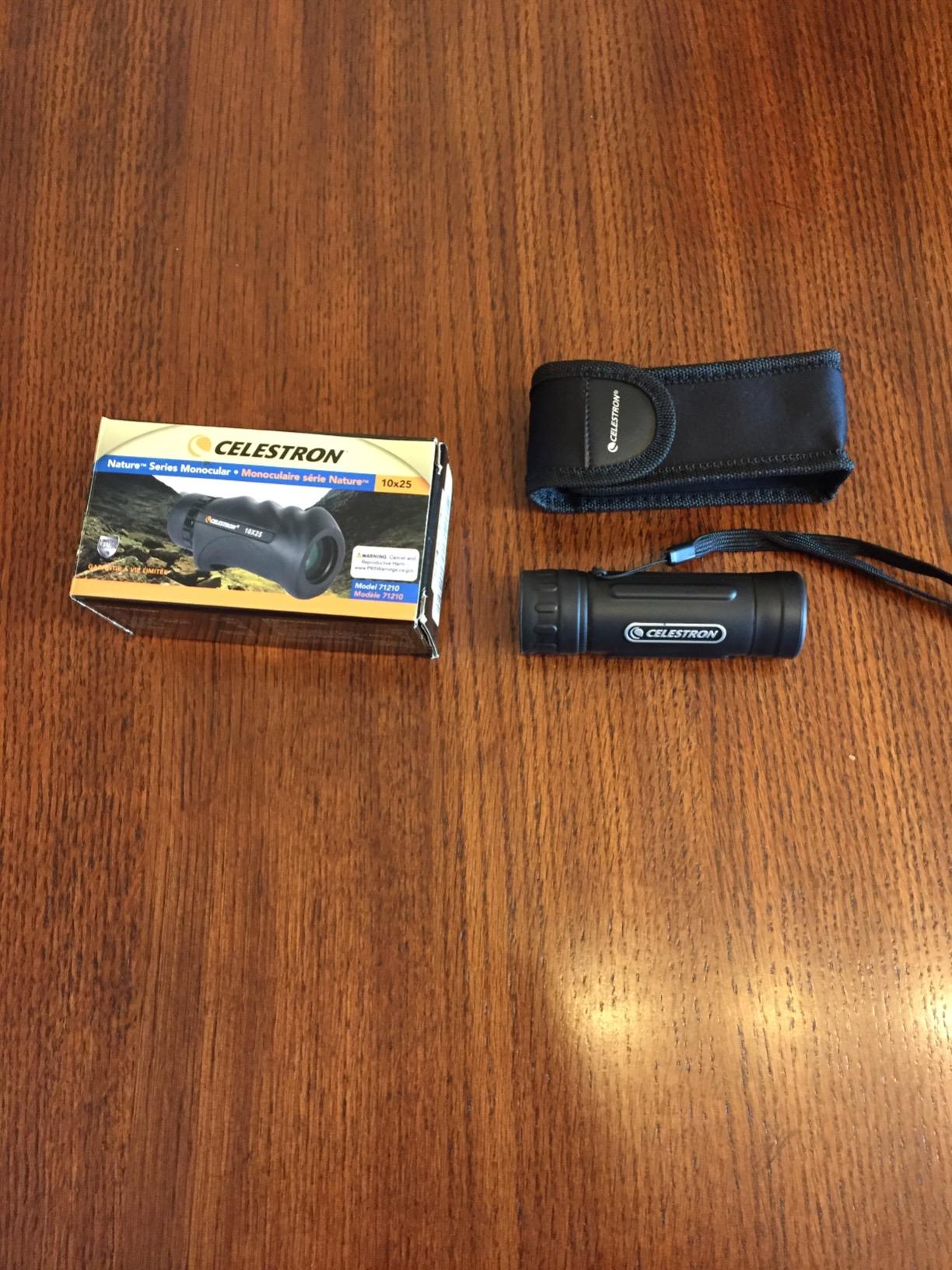 Celestron Nature 10x25 Monocular - Ideal for Hiking and Wildlife Viewing - Multi-Coated Optics - 25mm Objective Lens - BaK-4 Prism - Twist-Up Eyecup - Waterproof & Fogproof customer photo 2