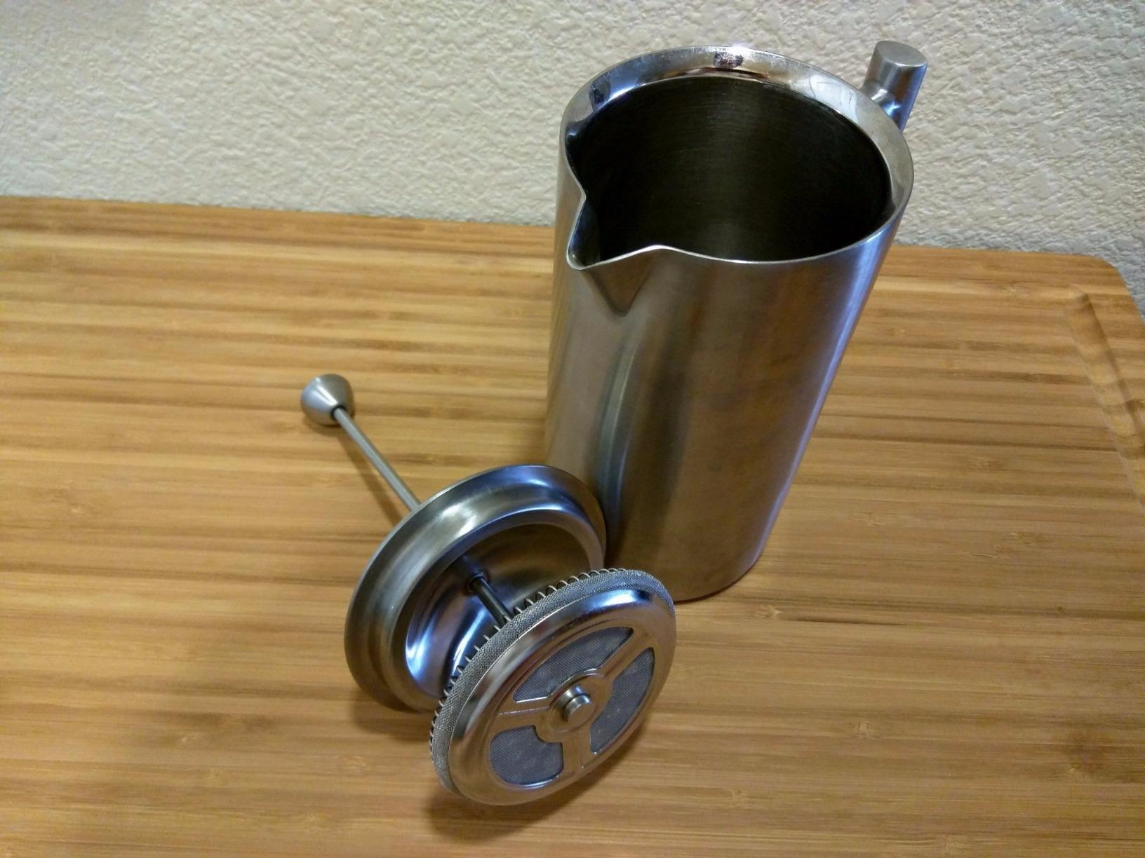 Frieling French Press Coffee Maker - 23 Ounce, Brushed Stainless Steel - Coffee Press & Cold Brew Pitcher - Stovetop Espresso Maker for Camping & Travel customer photo 2