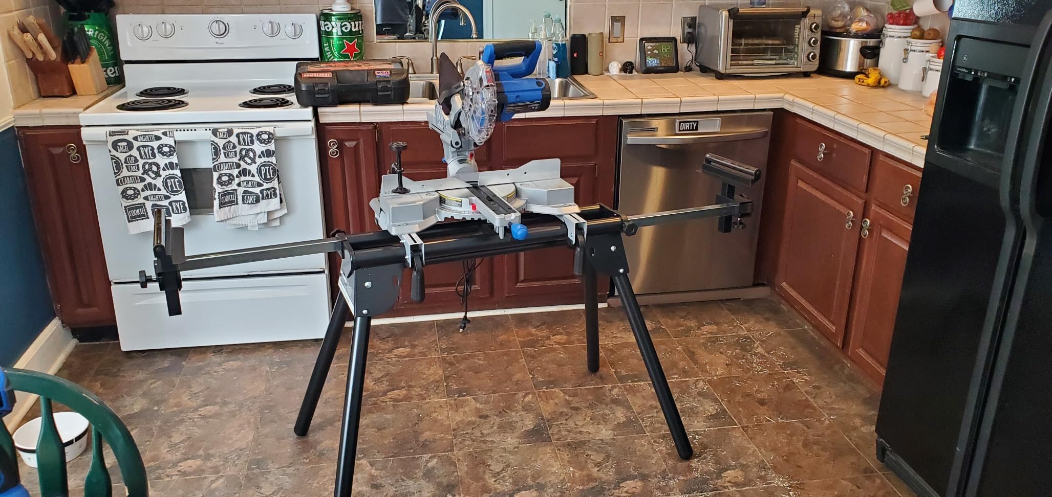 Evolution Power Tools EVOMS1 Miter Saw Stand Compact & Folding, Universal Fits Most Brands customer photo 1
