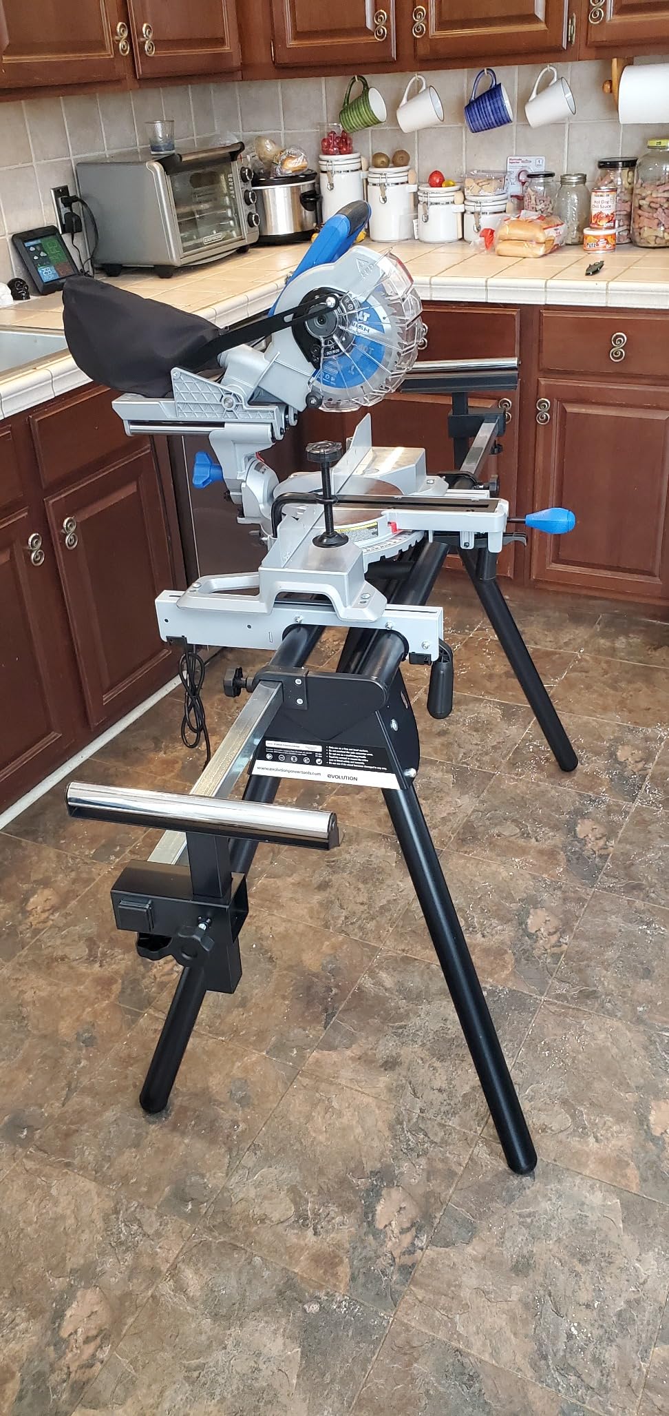 Evolution Power Tools EVOMS1 Miter Saw Stand Compact & Folding, Universal Fits Most Brands customer photo 2