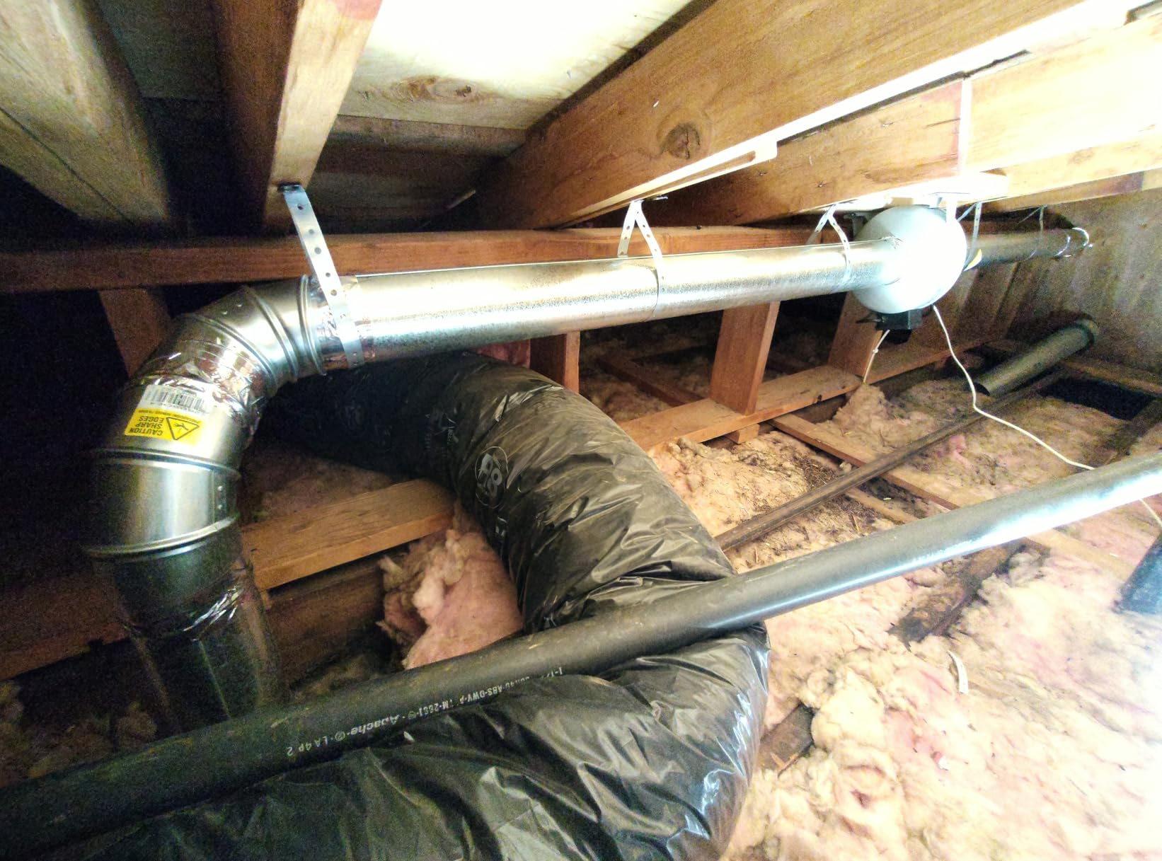 Tjernlund M-6 Metal Inline Duct Booster Fan for Ventilation, 6 in, 460 CFM customer photo 2