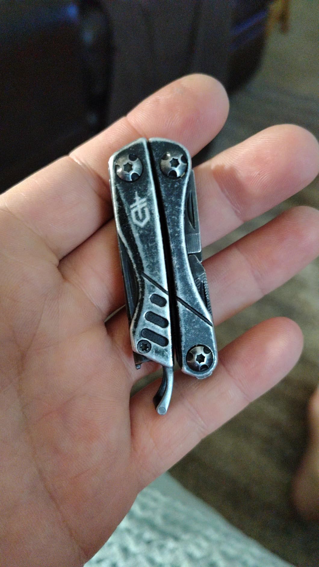 Gerber Gear Dime 12-in-1 Mini EDC Multitool - Needle Nose Pliers, Pocket Knife, Keychain, Bottle Opener - Gifts for Men, EDC Gear and Equipment - Black customer photo 2