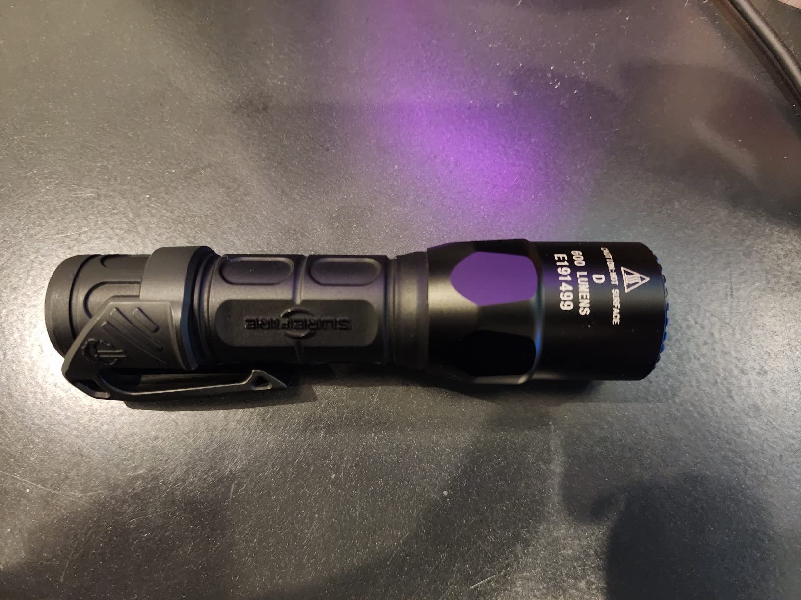SureFire G2X Pro Dual-Output LED Flashlight with click switch, Black customer photo 1