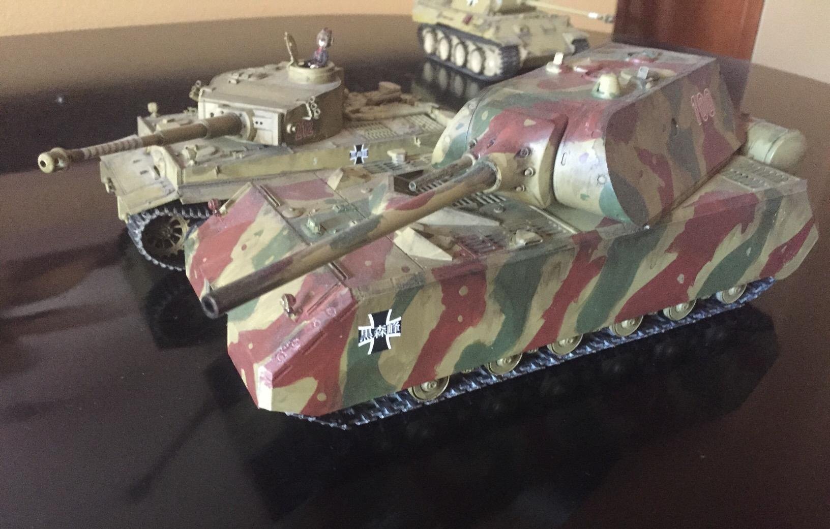 Platz Maus Kuromorimine Version from Anime TV Series of Girls und Panzer Kit, 1:35 Scale customer photo 1