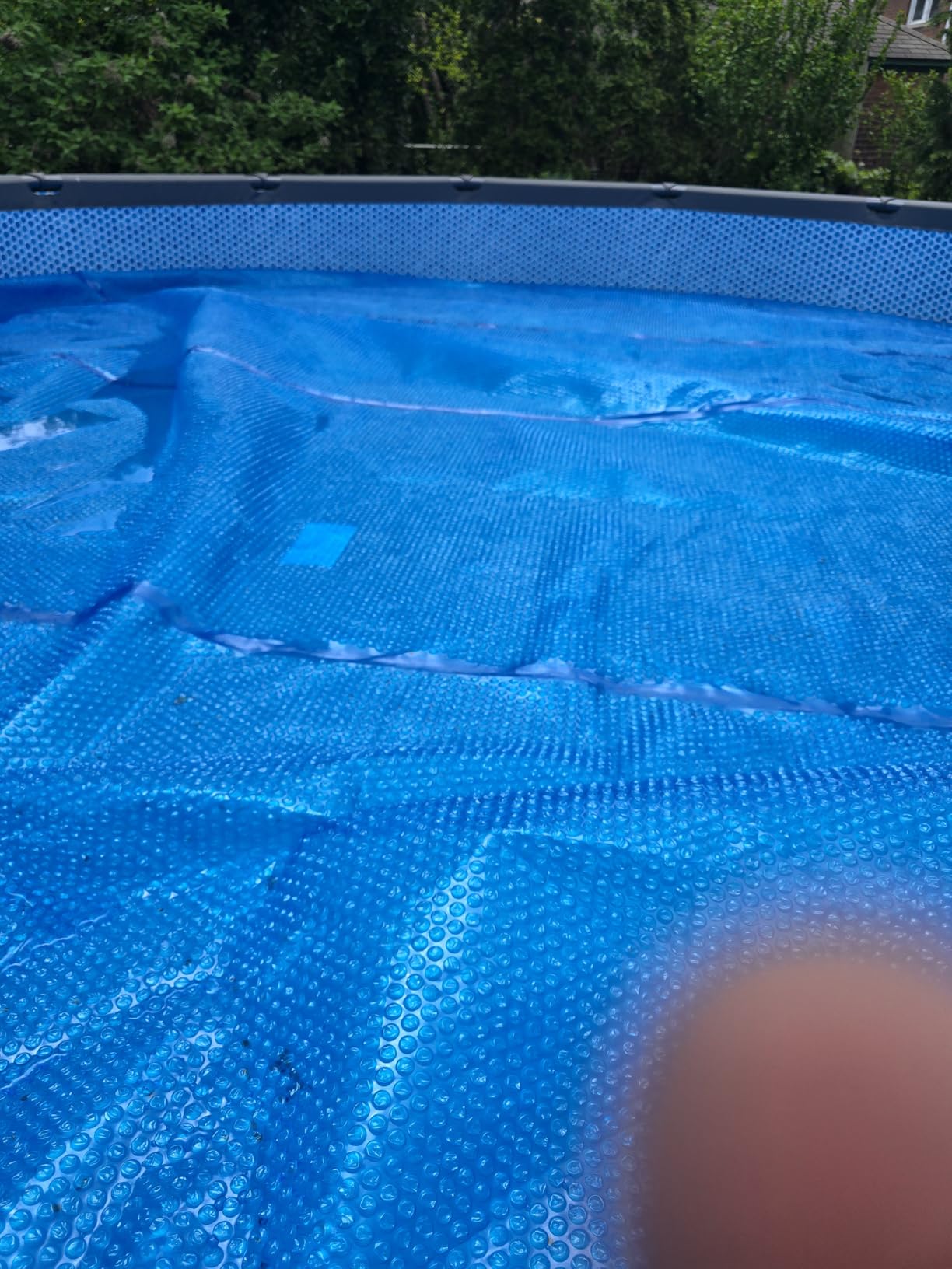 Sun2Solar Blue 24 ft Round Pool Solar Cover | 12 Mil | Heat Retaining Blanket for Inground & Above Ground Swimming Pools customer photo 1