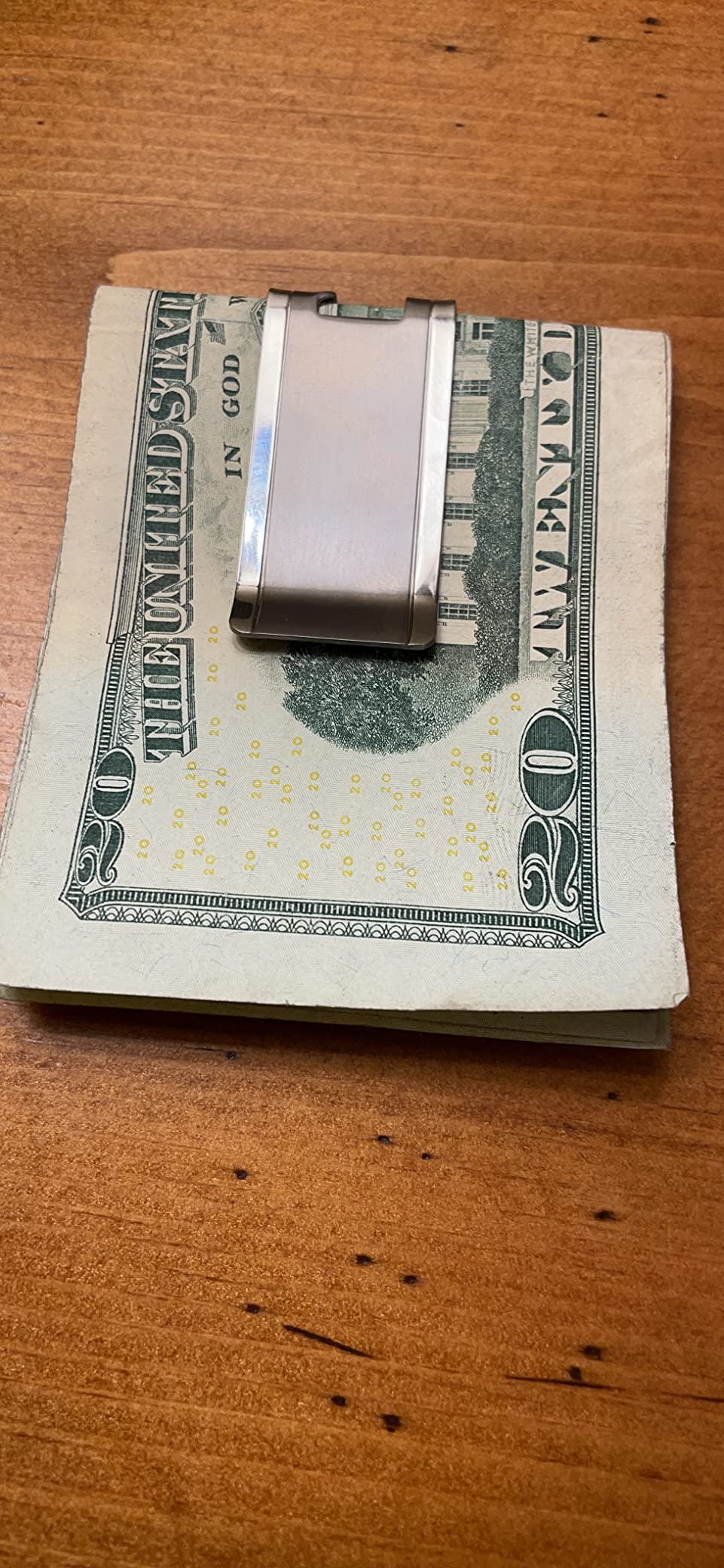 Titanium Slim Cash Metal Money Clip for Men Women Wallet Credit Card Holder customer photo 1