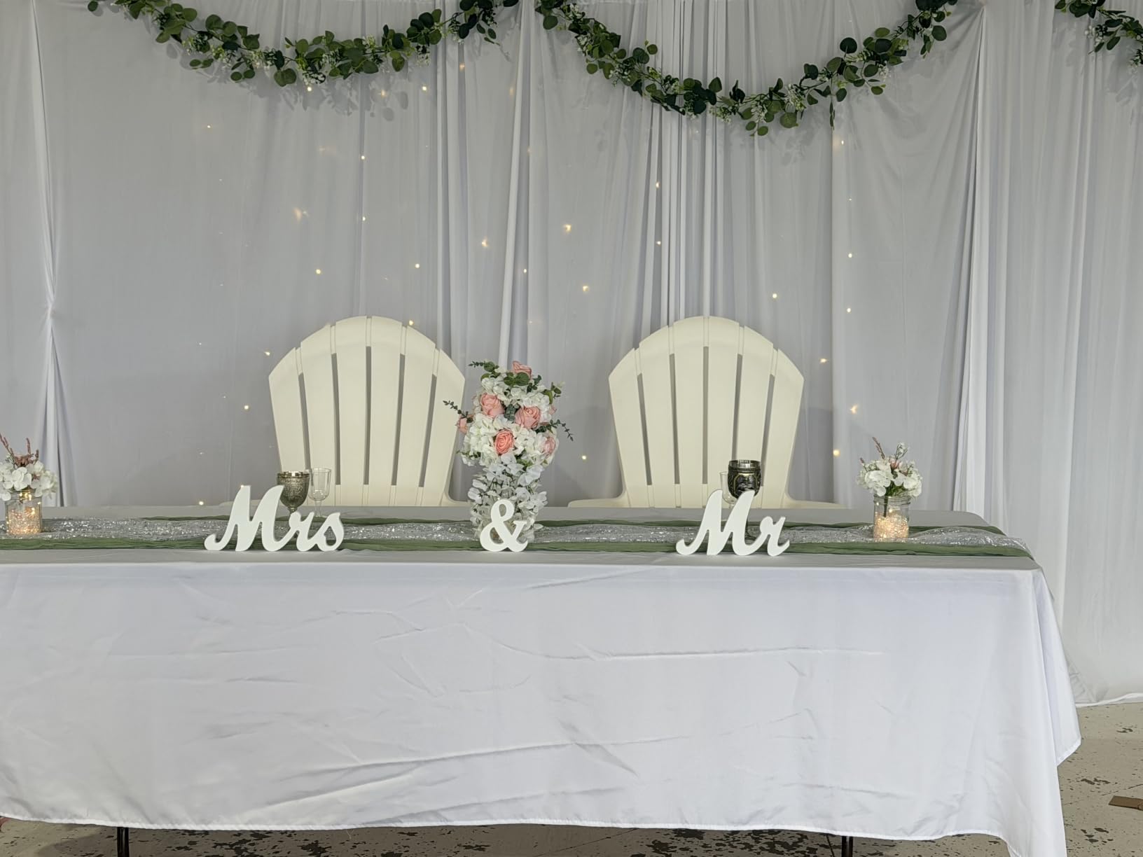 EMART Backdrop Stand 10x7ft(WxH) Photo Studio Adjustable Background Stand Support Kit with 2 Crossbars, 8 Clamps, 2 Sandbags and Carry Bag for Parties, Events Decoration, Wedding, Photography customer photo 2