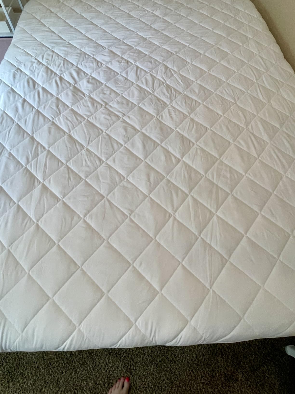 Utopia Bedding Quilted Fitted Mattress Pad customer photo 2
