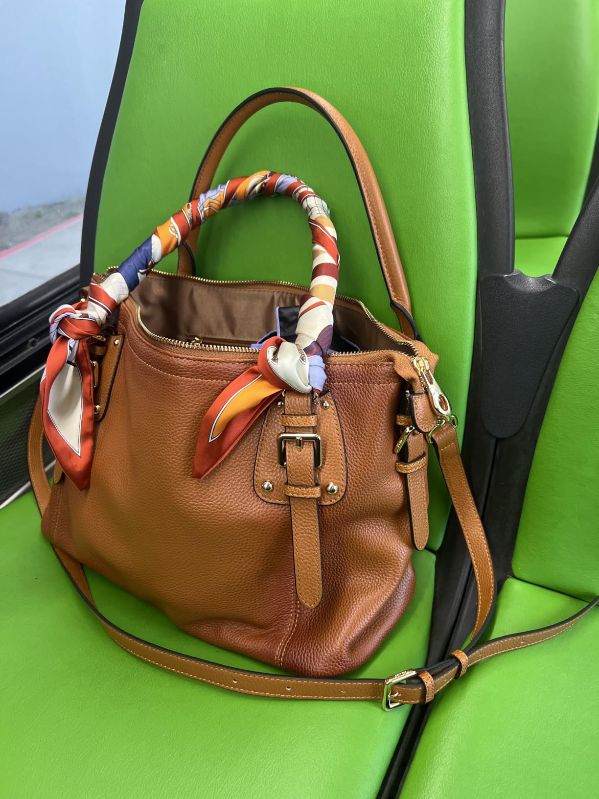Kattee Leather Handbags Tote Shoulder Bag for Woman Satchel Designer Purse Top Handles Crossbody Bag Large Capacity customer photo 1