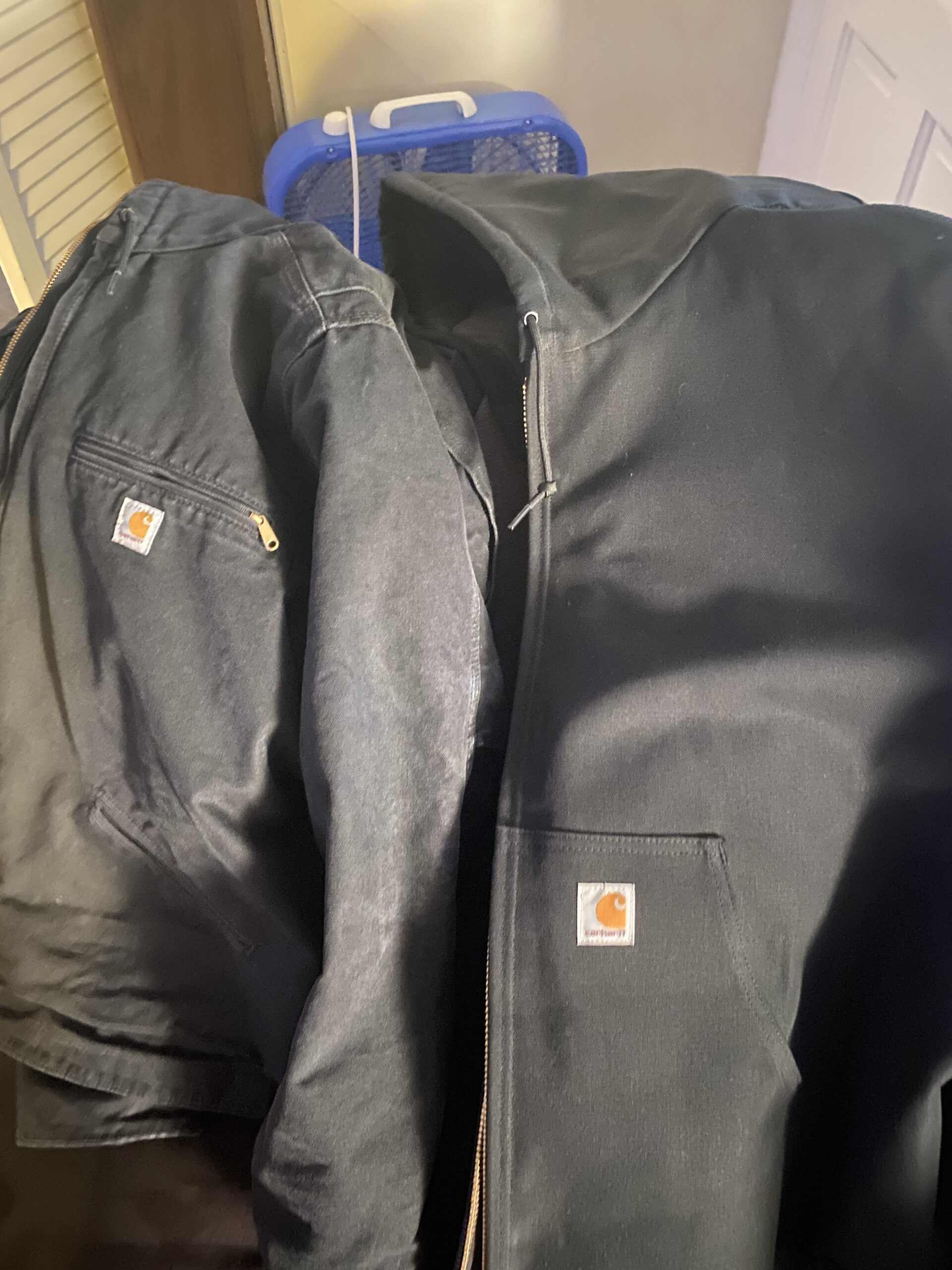 Carhartt mens Loose Fit Firm Duck Insulated Flannel-lined Active Jacket customer photo 1
