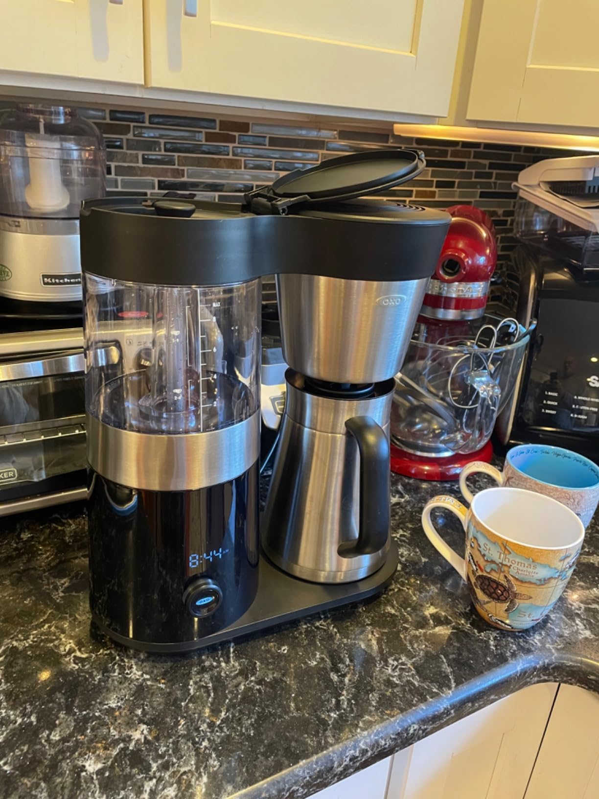OXO Brew 9-Cup Drip Coffee Maker - Programmable Coffee Machine | Stainless Steel, Single Serve or Full Carafe Option, SCA Certified Home Brewer, Temperature Controlled, Rainmaker Shower Head customer photo 1