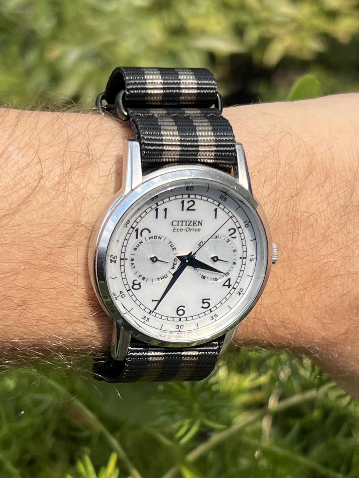 BluShark - Original Collection Military-Style Waterproof Watch Strap, Fits All Timepiece Brands, Durable Nylon Wristwatch Accessories with Stainless Steel Buckle - 18mm, 20mm, 22mm & 24mm Watch Bands customer photo 2