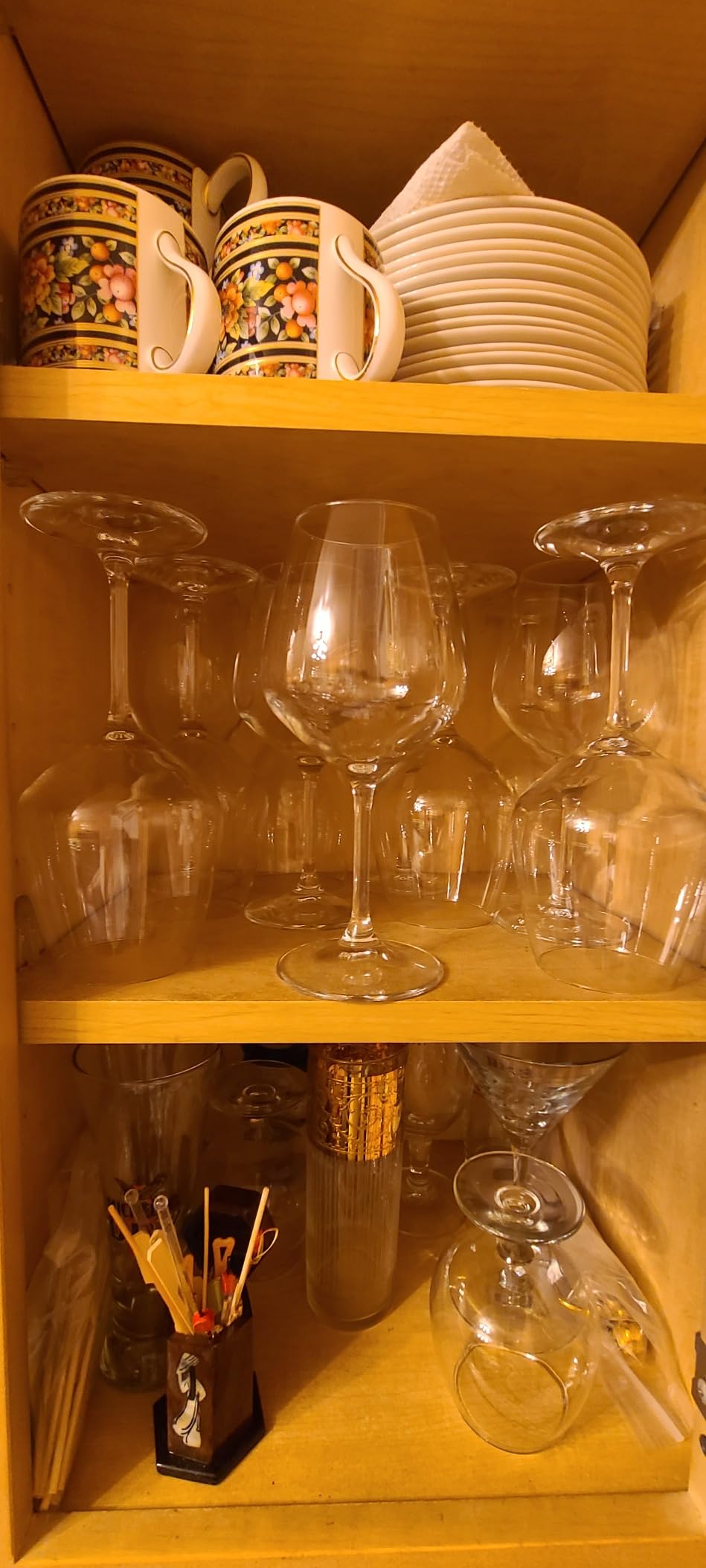 Paksh Novelty Italian Red Wine Glasses - 18 Ounce - Wine Glass Clear (Set of 4) | Lead-free Star Glass wine glass set of 4, thin stemmed wine glasses set of 4, Italian wine glasses, clear, dishwasher safe customer photo 2