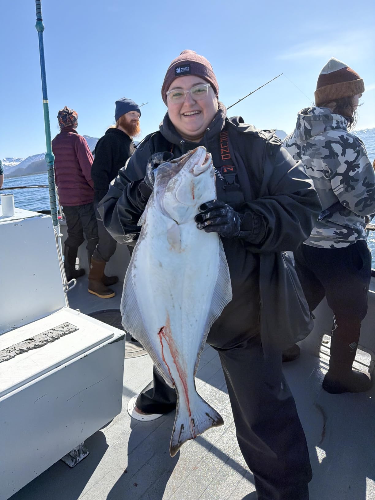 Grundéns Men's Neptune Fishing Jacket | Commercial-grade waterproof fishing jacket with full zip and attached hood, built for all-day comfort & unrestricted movement customer photo 1