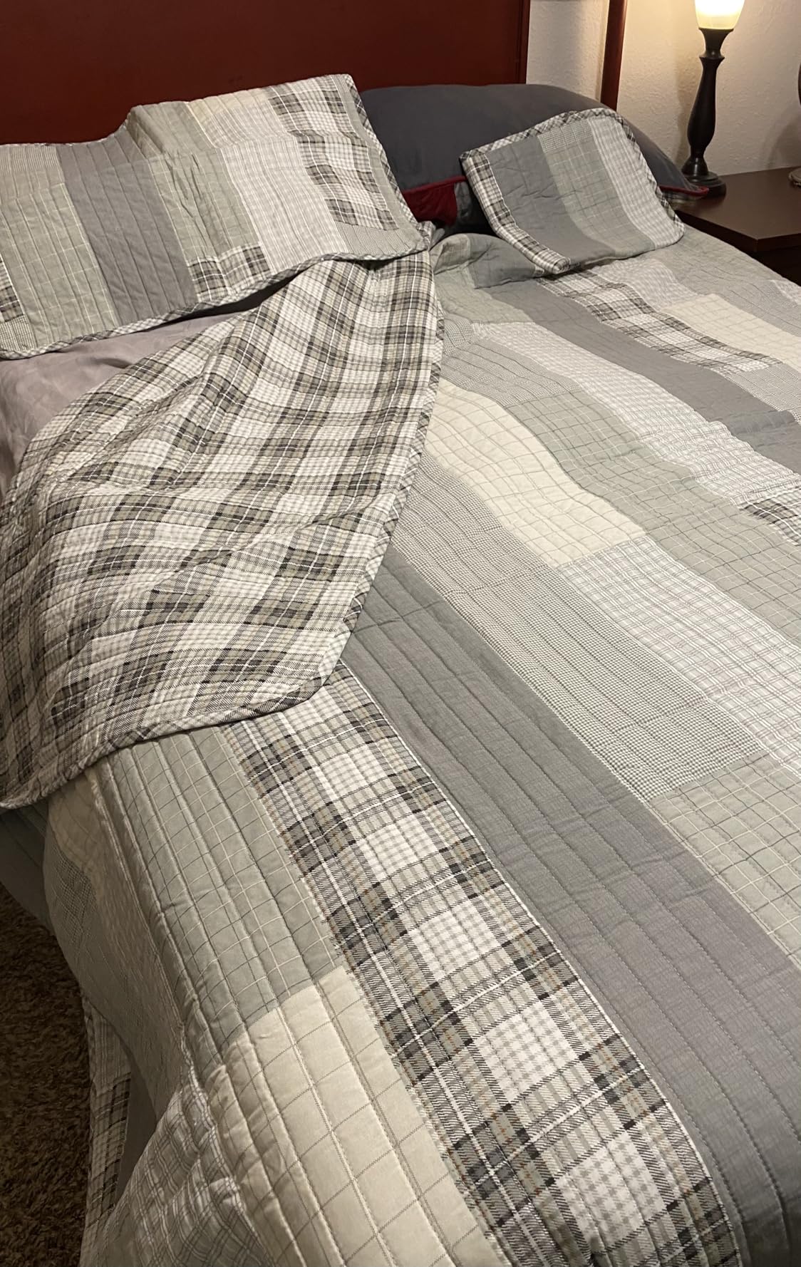 Eddie Bauer - Queen Quilt Set, Soft & Reversible Bedding, Year Round Bedding, Madrona Navy customer photo 1
