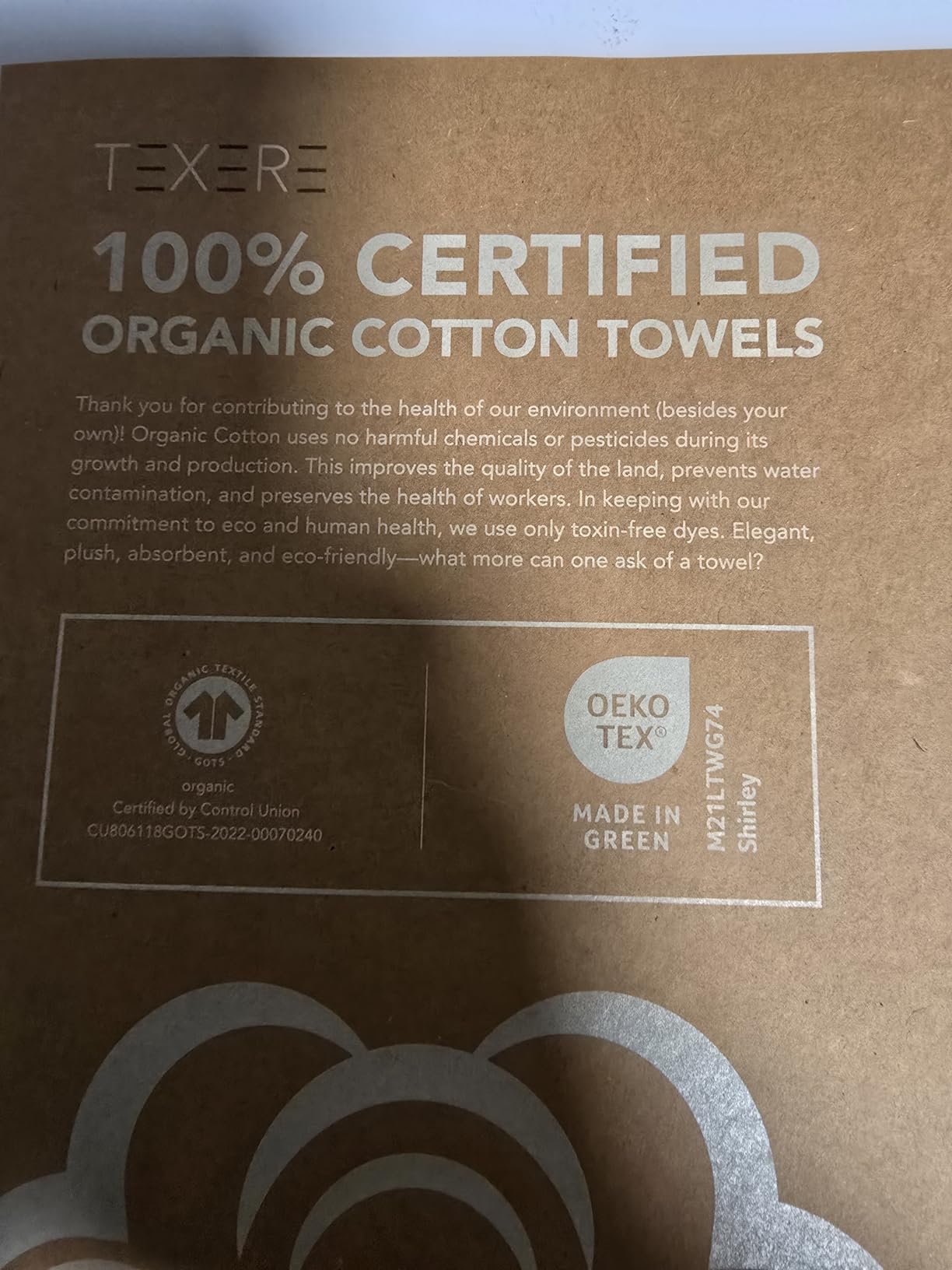 Texere 100% Organic Cotton 700 GSM Luxury Bath Towel Sets - Ultra Soft Hotel and Spa Quality, 2 Large Bath Towels, 2 Hand Towels, 2 Washcloths (Diamond, Merlot, 6 Piece) customer photo 2