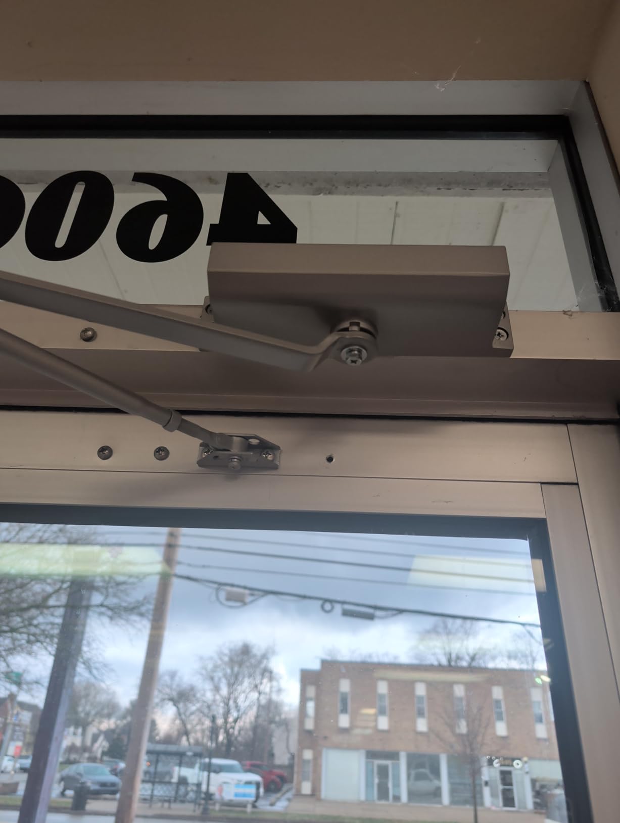 Dynasty Hardware Door Closer, Commercial Hydraulic Closer, Self-Closing, Spring Size 3, Surface Mount, Sprayed Aluminum, Series 3000 customer photo 2