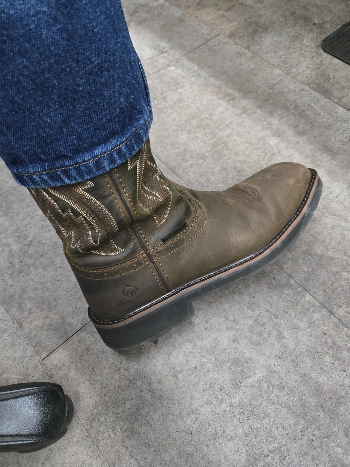 Wolverine Men's Wolverine Men's Rancher Steel Toe 10in Work Boot customer photo 2