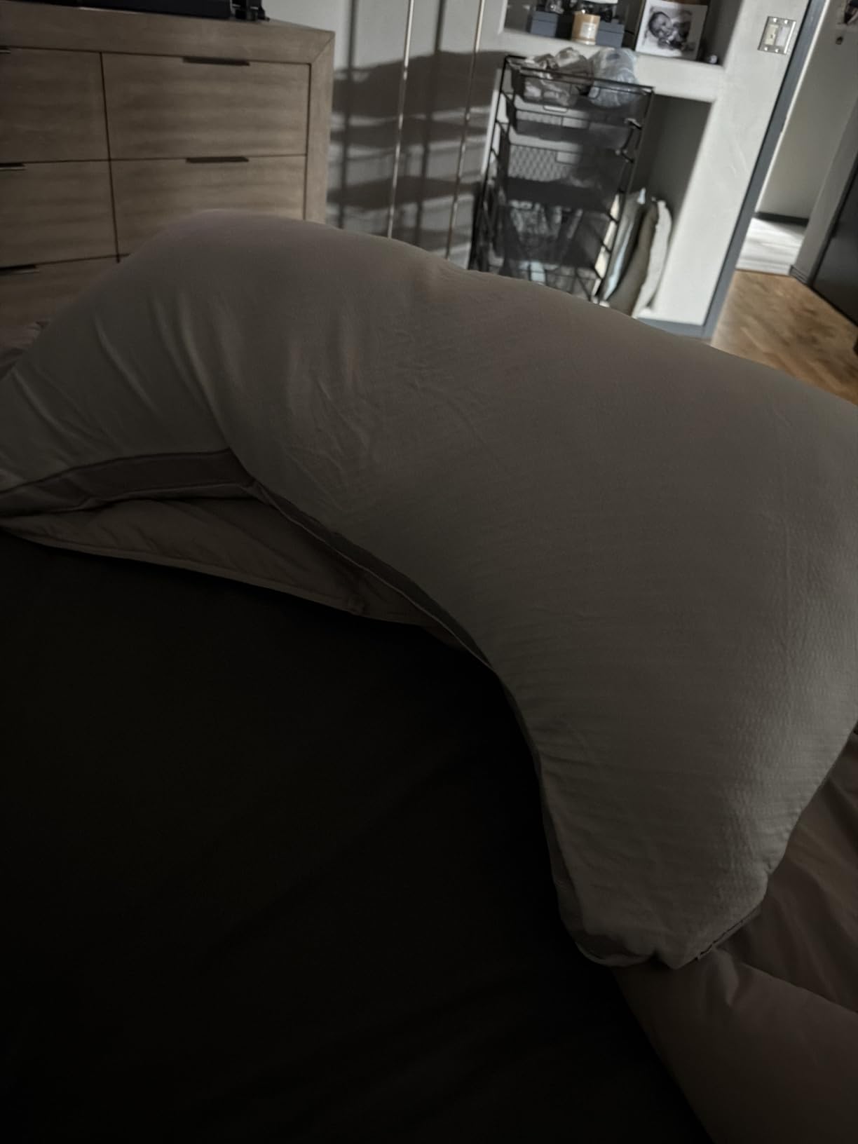 Coop Home Goods Eden Bed Pillow Queen Size for Sleeping on Back, Stomach and Side Sleeper - Medium Soft Memory Foam Cooling Gel - CertiPUR-US/GREENGUARD Gold customer photo 1