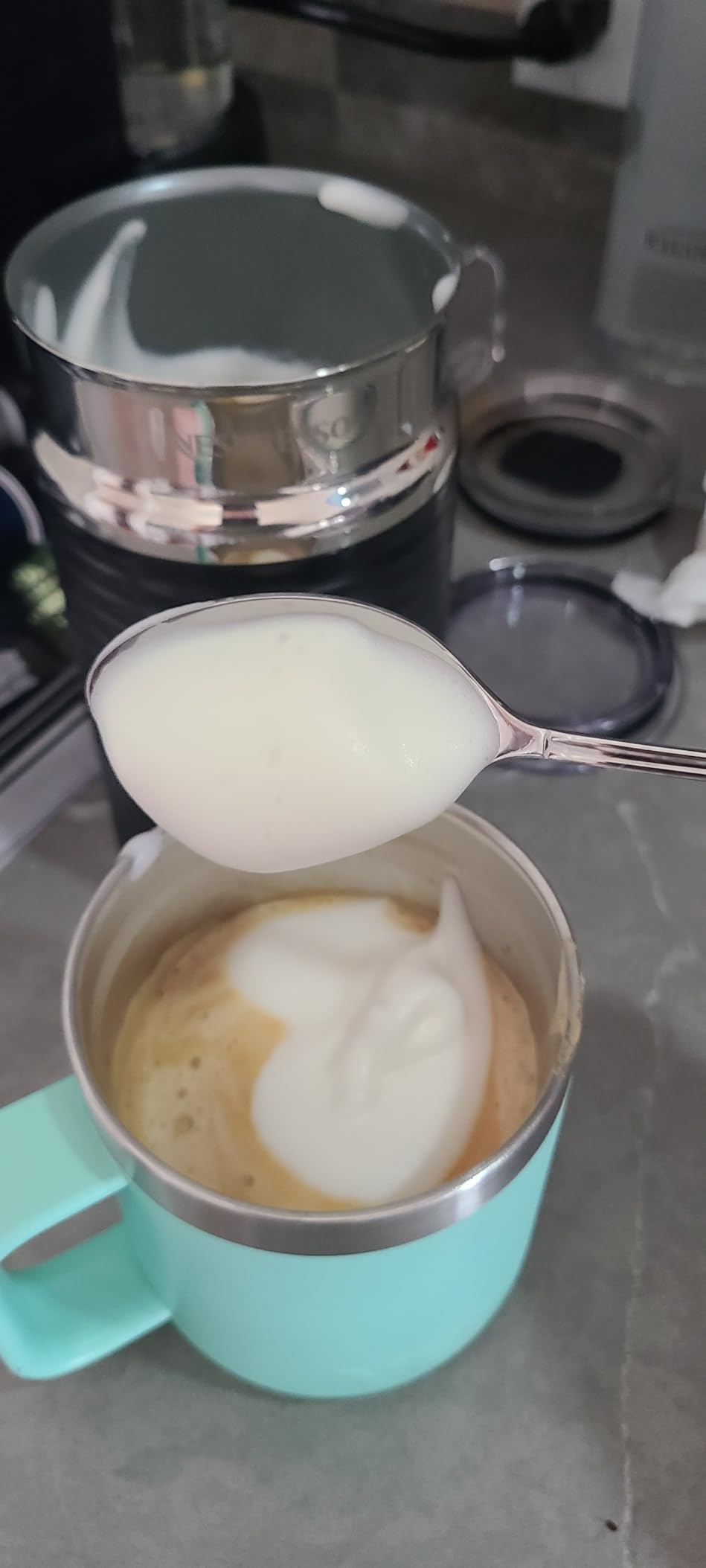 Nespresso CitiZ Coffee and Espresso Machine by De'Longhi with Milk Frother, Black customer photo 1