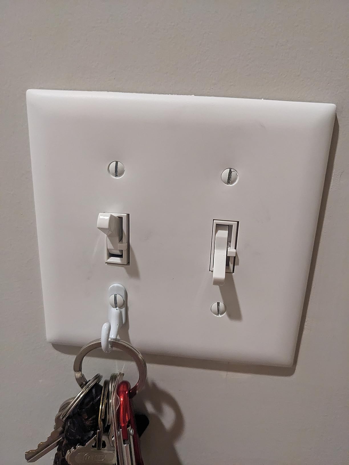 Leviton Toggle Slide Dimmer Switch for Dimmable LED, Halogen and Incandescent Bulbs, TSL06-1LW, White customer photo 1