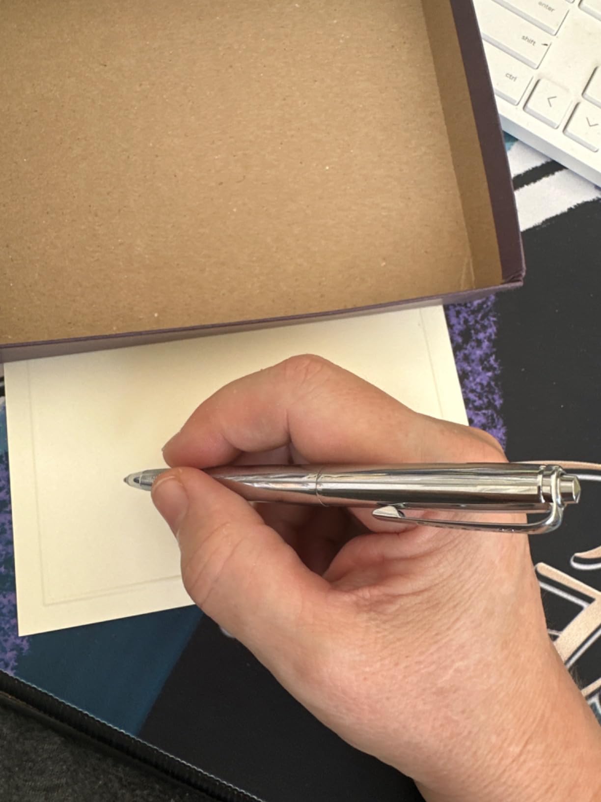 Fisher Space Pen Black Titanium Nitride Original Astronaut Pen, Pressurized Ballpoint Pen Writes Upside Down, Extreme Temperatures, Black Ink, Medium Point customer photo 2