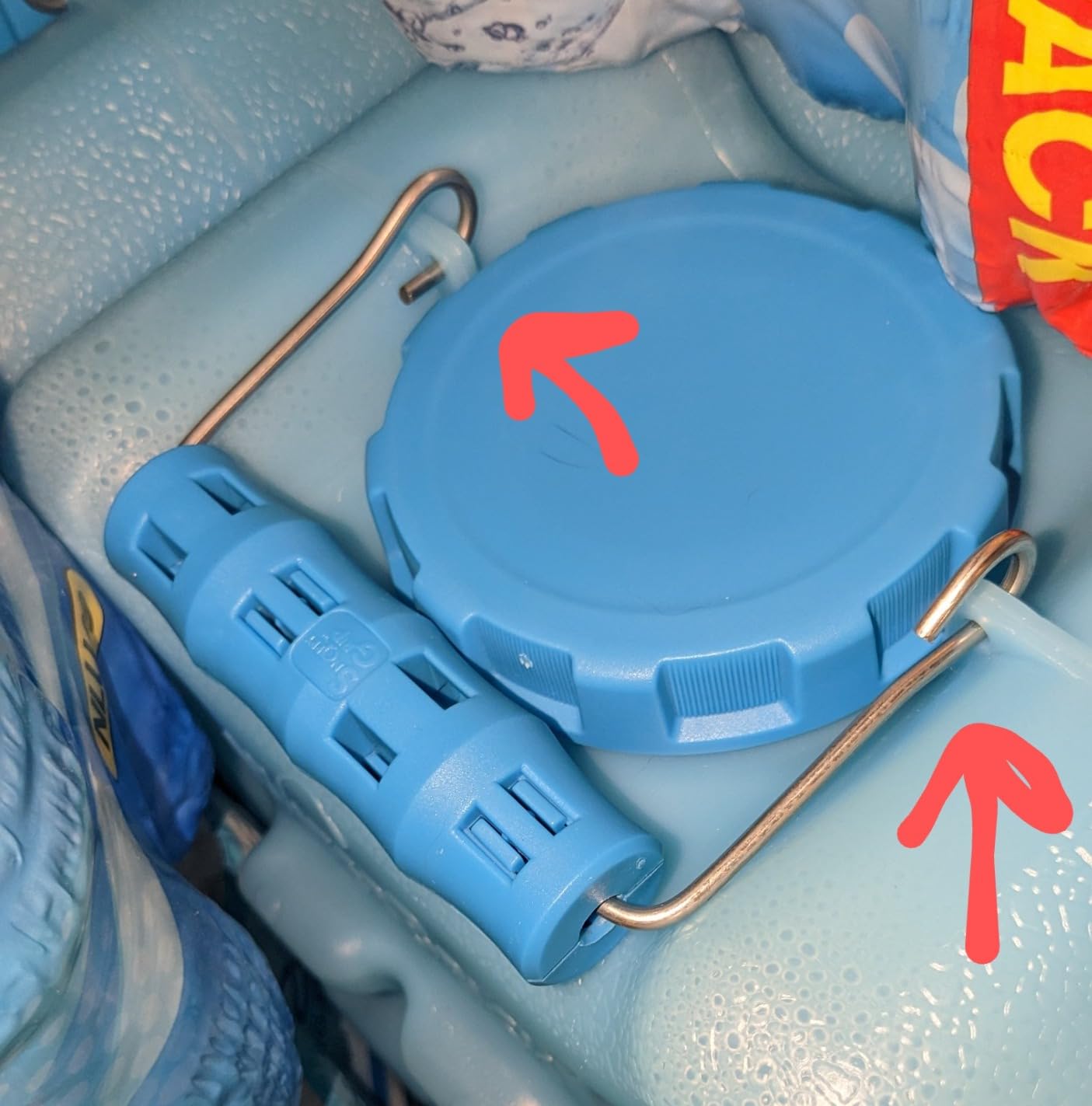WaterBrick International WaterBrick Water Storage Containers for Emergency Water Storage | 6-Pack of Stackable 3.5 Gallon Water Container Bricks | Food-Grade HDPE Plastic | BPA-Free | STD Blue customer photo 2