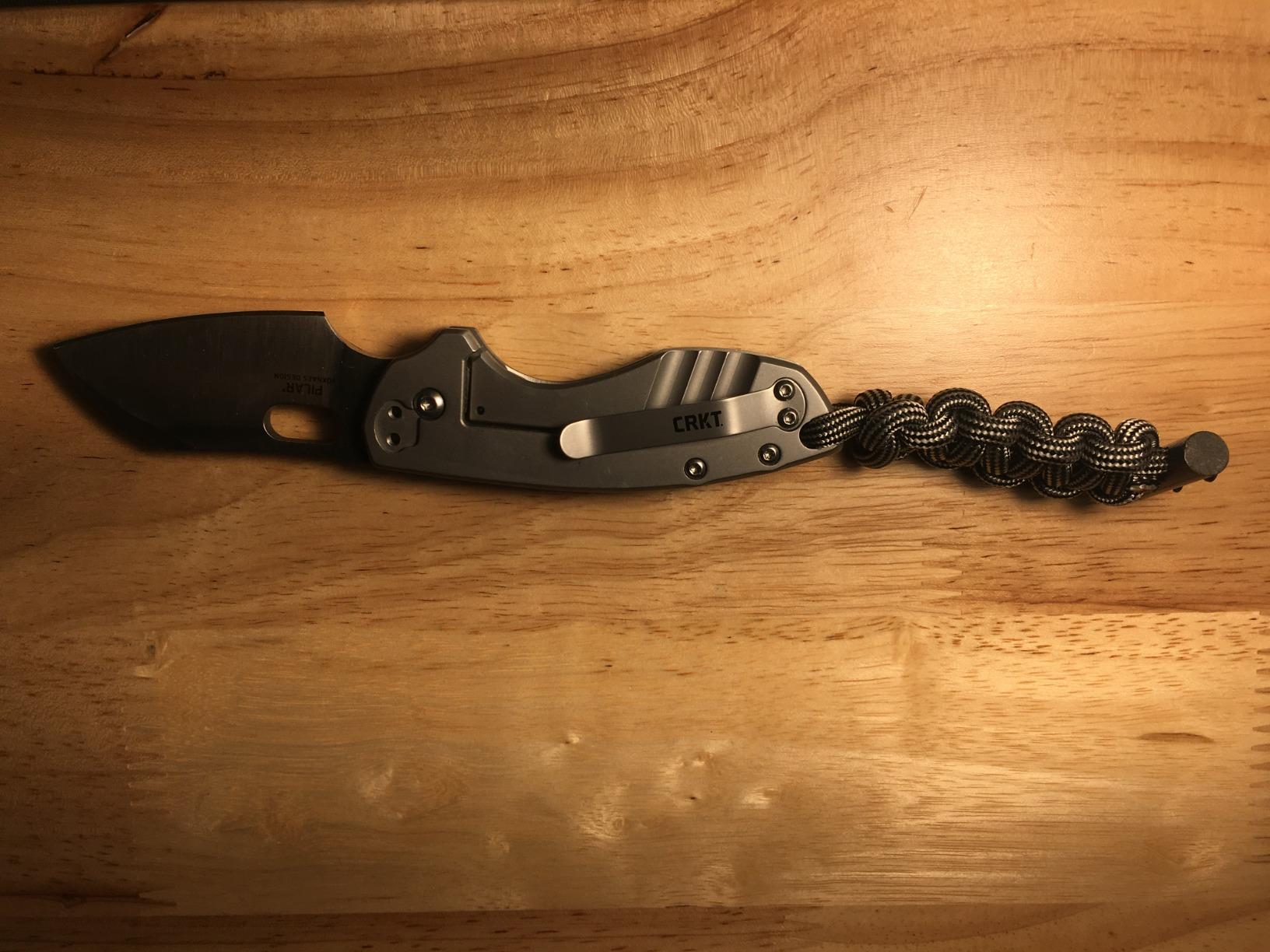 CRKT Pilar EDC Folding Pocket Knife: Compact Everyday Carry, Satin Blade with Finger Choil, Thumb Slot Open, Frame Lock Stainless Handle, Reversible Pocket Clip 5311 customer photo 2