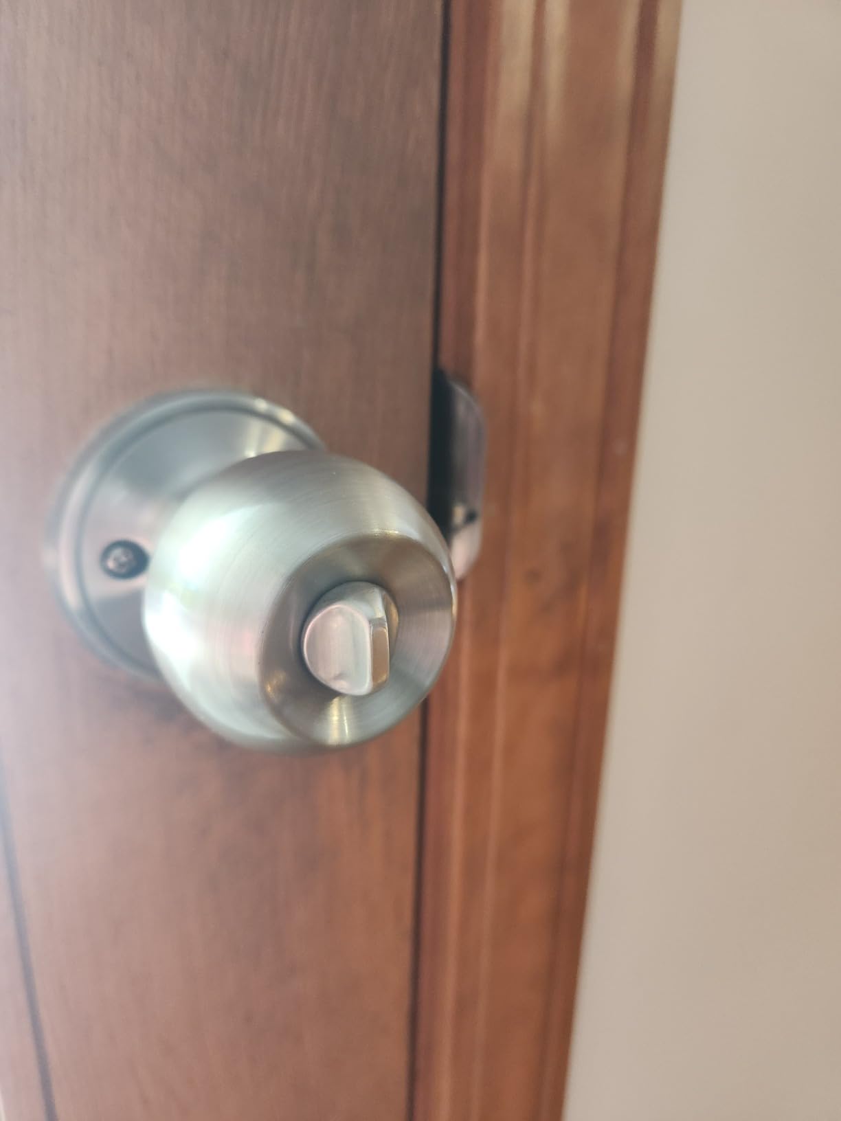 Brushed Nickel One Keyway Ball Door Knobs Entry Lock with Keys, 3 Pack Keyed Alike Door Locksets, Interior Exterior Keyed Hardware customer photo 2