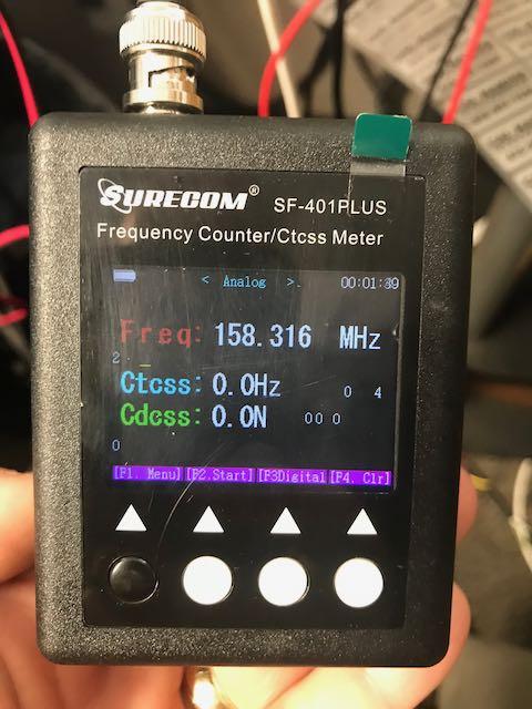 Surecom SF401 Plus 27Mhz-3000Mhz Radio Portable Frequency Counter Meter with CTCCSS DCS Decoder customer photo 2