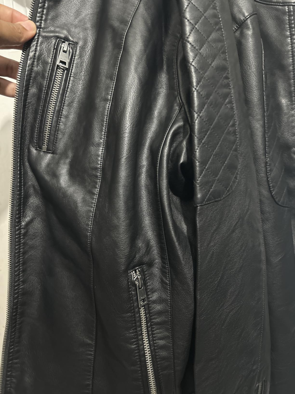 Levi's Women's Faux Leather Motocross Racer Jacket customer photo 1