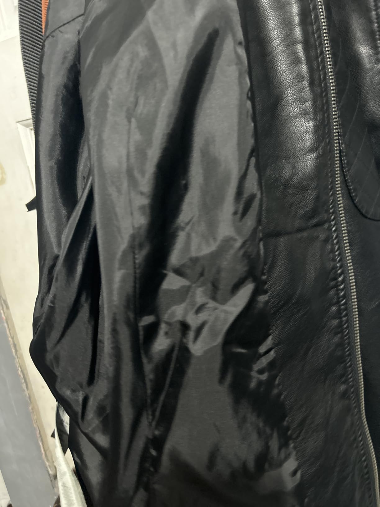Levi's Women's Faux Leather Motocross Racer Jacket customer photo 2