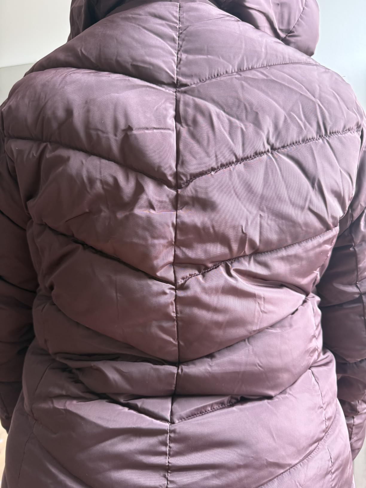 Steve Madden Womens Winter Coat, Long Puffer Jacket, Heavyweight Parka | Heavyweight, Insulated Quilted Fleece Warmth, Windproof Longline Coverage, Zip Pockets, Removable Hood for Cold Weather Wear customer photo 2