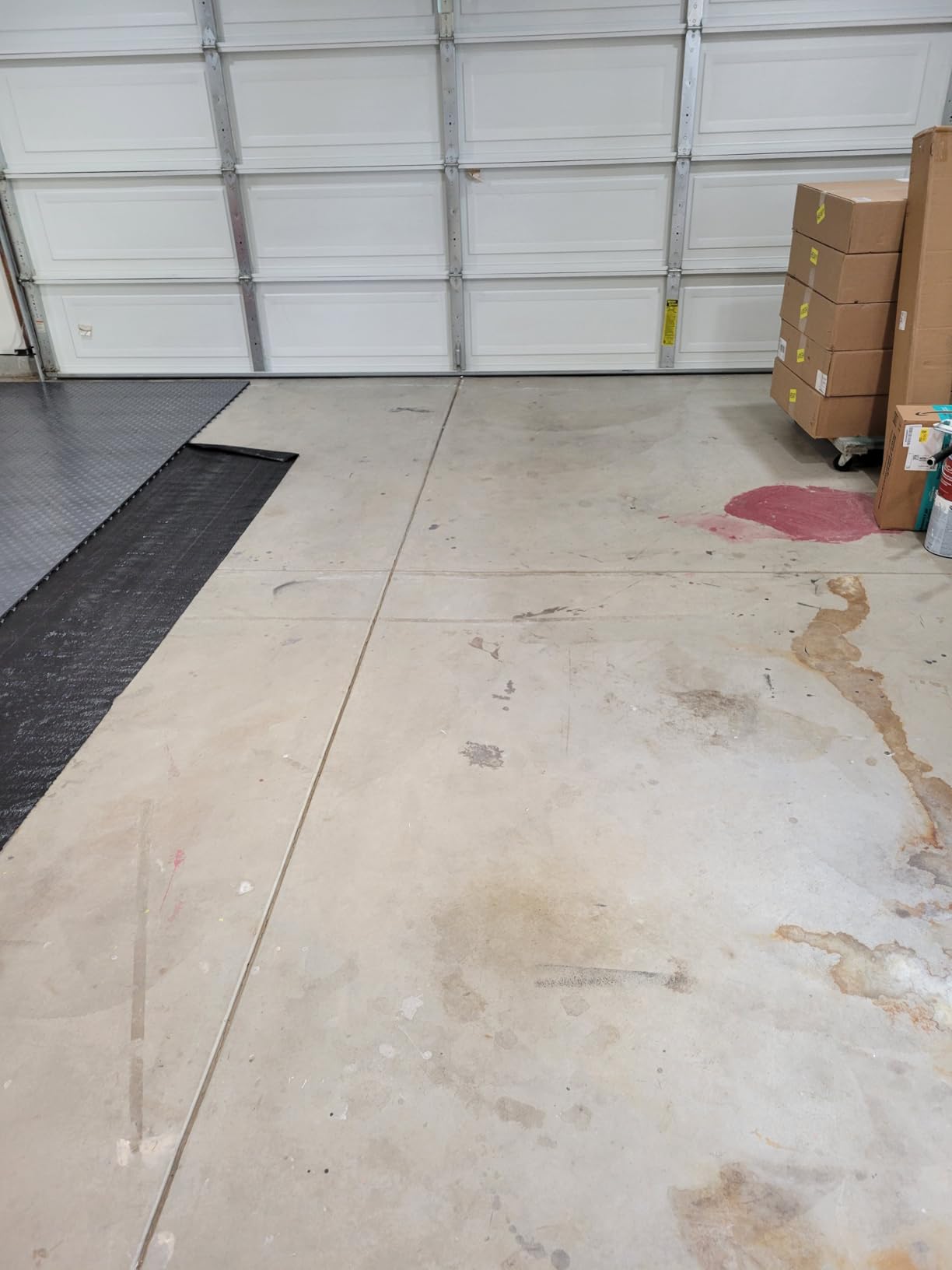GarageTrac Garage Floor Tiles, Interlocking Garage Flooring, Diamond Pattern Non-Slip Heavy-Duty Copolymer Modular Tile, Easy Install (Red, 48 Pack of 12 x 12