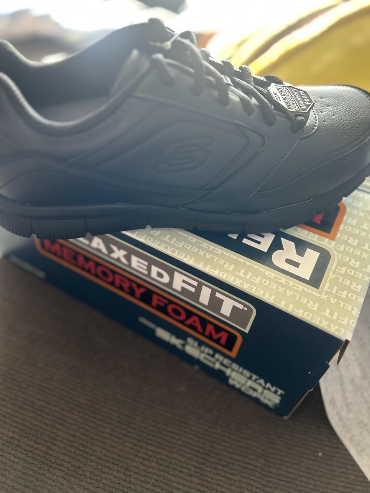 Skechers Men's Nampa Lace Up | Work, Athletic Inspired, Relaxed Fit, Memory Foam, Electrical Hazard, Slip Resistant customer photo 2
