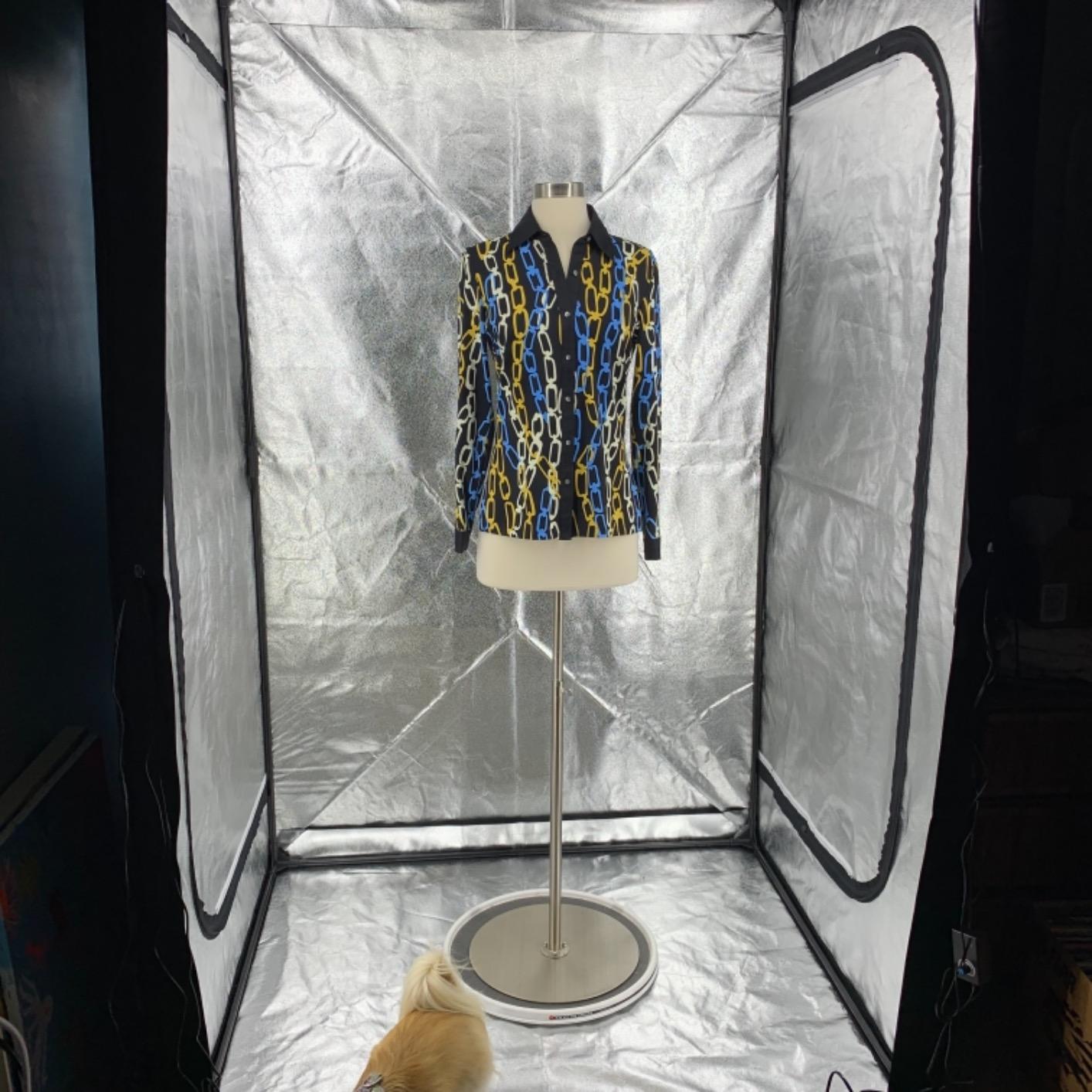 Large Photo Studio Light Box 47x39x78in, Dimmable Product Photography Light Box with LED Lights, 3 PVC Backdrops, Assembly Frame and Carry Bag, Portable Shooting Tent customer photo 1