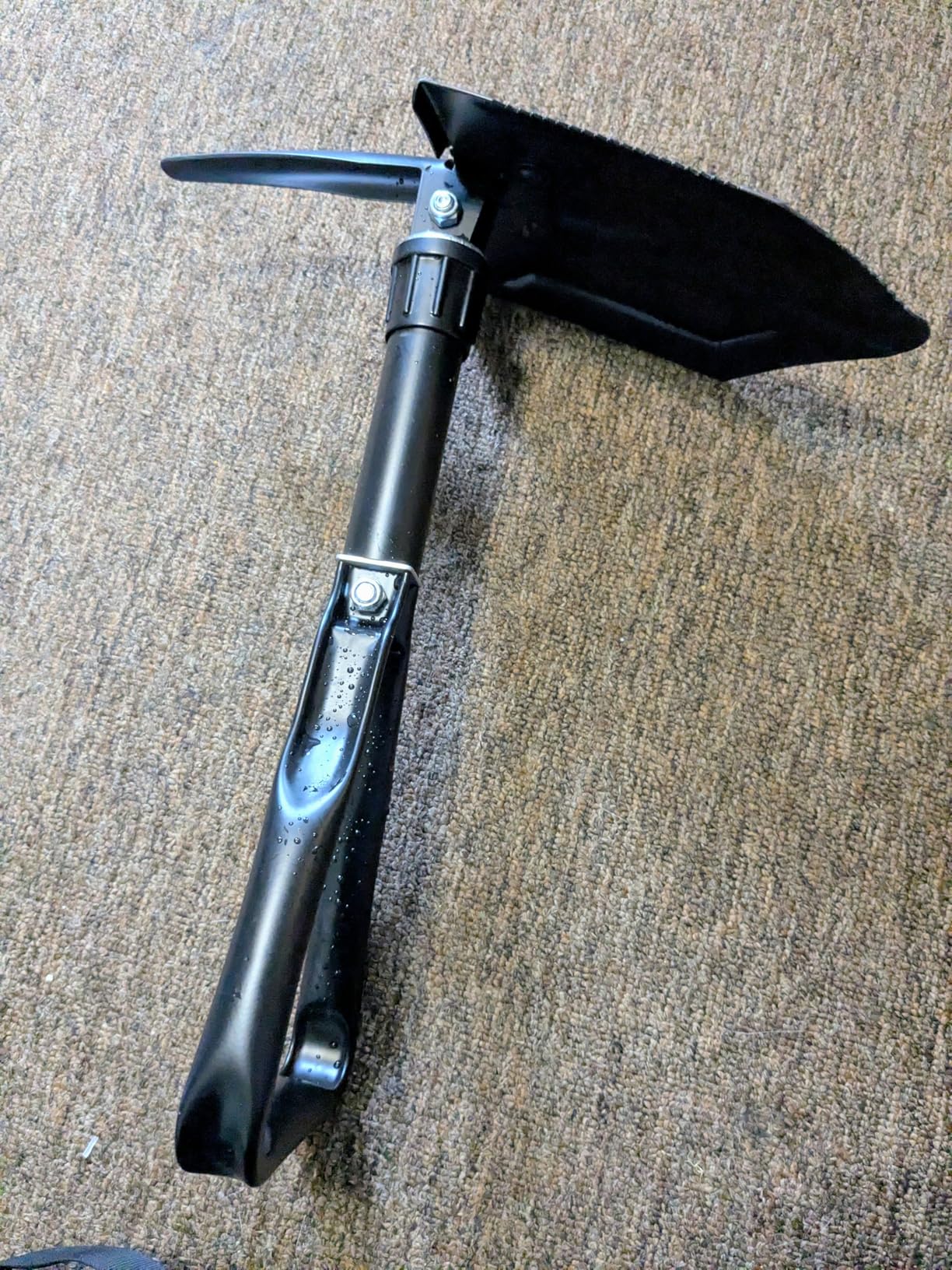 RHINO USA Folding Survival Shovel w/Pick - Heavy Duty Carbon Steel Military Style Entrenching Tool customer photo 1