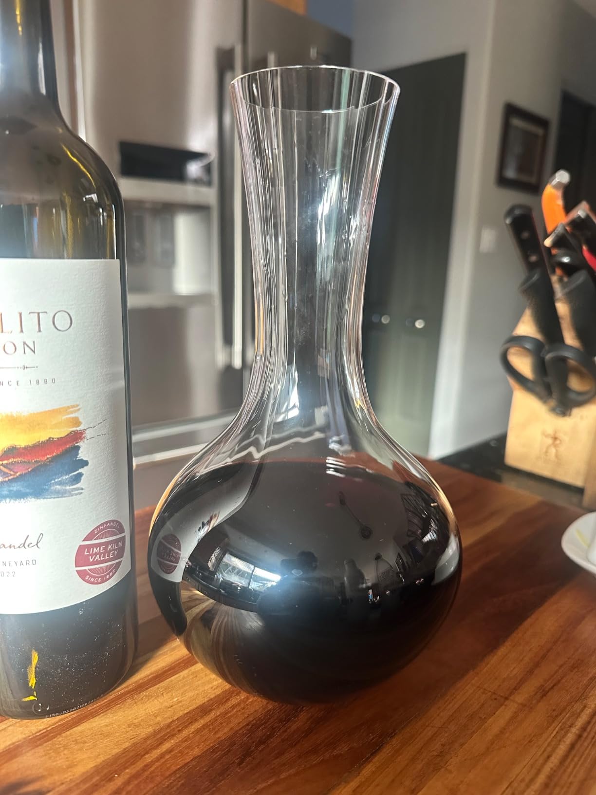 RIEDEL Performance Decanter - Premium Machine-Made Crystal, Optical Blown Glass, Single Bottle Capacity, Dishwasher Safe customer photo 1
