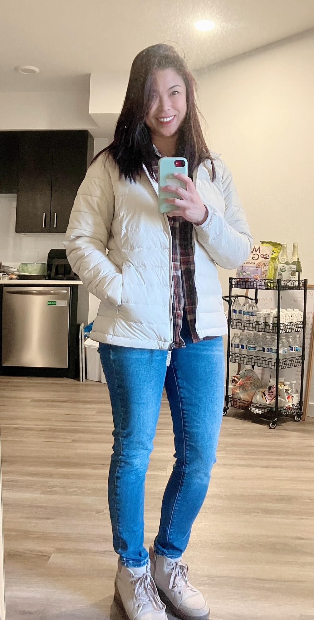 Women's Lightweight Long-Sleeve Water-Resistant Packable Puffer Jacket (Available in Plus Size) customer photo 1