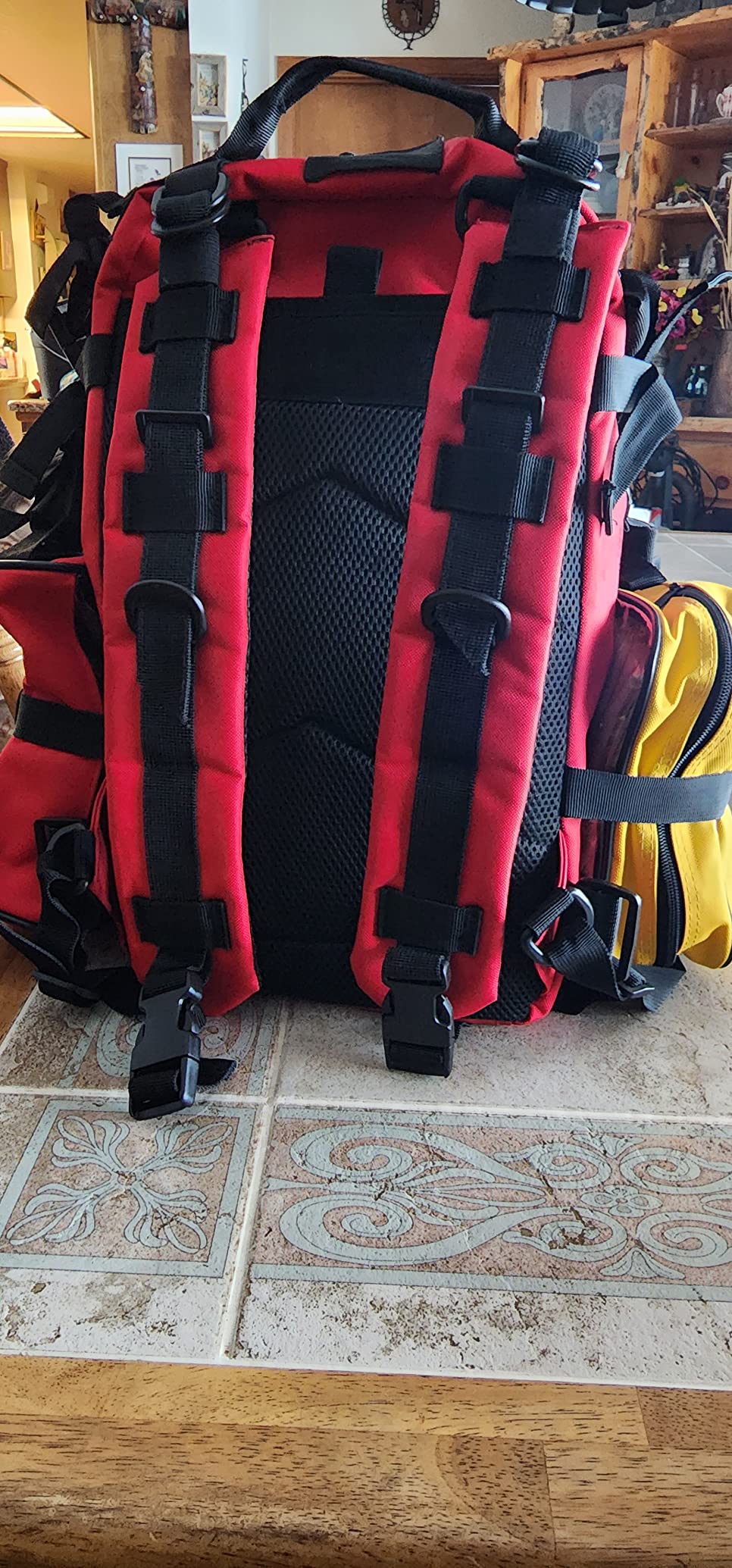 Lightning X Stocked EMS/EMT Trauma & Bleeding First Aid Responder Medical Backpack + Kit (Red) customer photo 2
