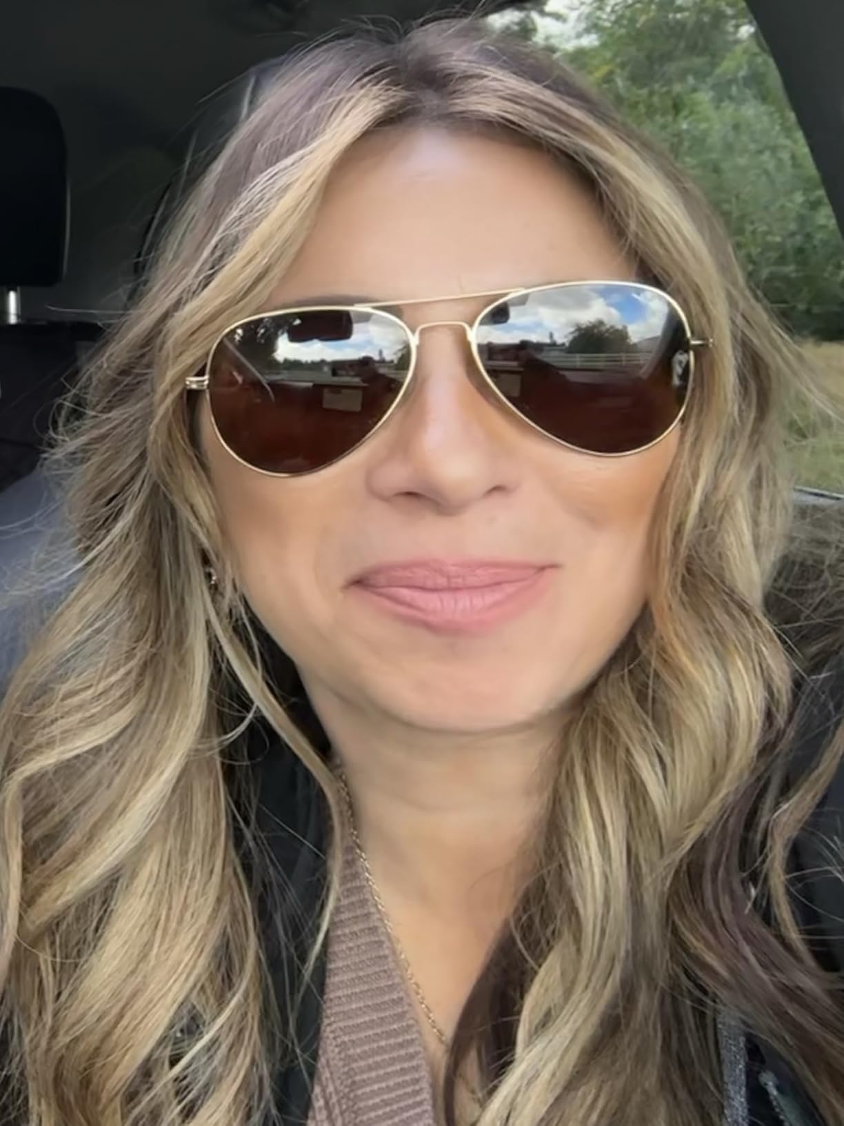 Pro Acme Classic Aviator Sunglasses for Women & Men Glass Lens Metal Frame UV400 Driver Sunglasses customer photo 1