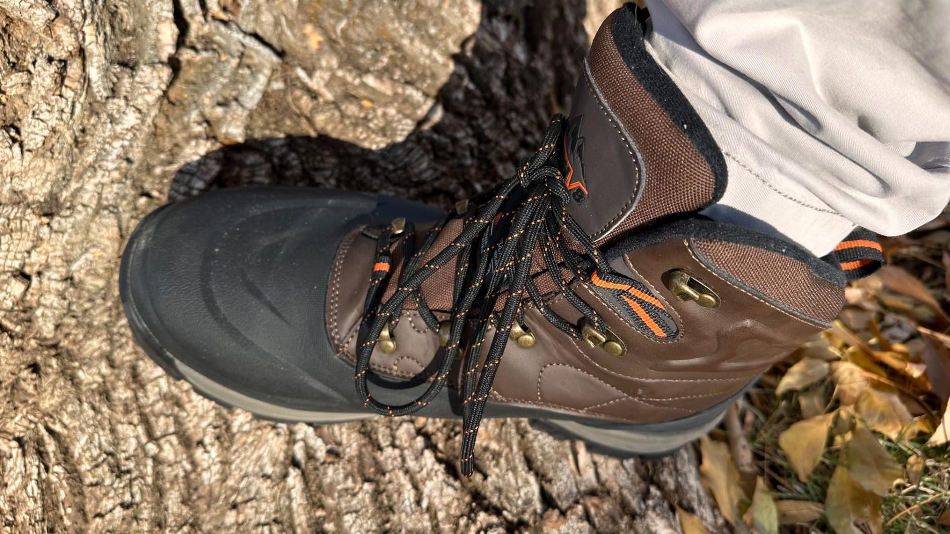 NORTIV 8 Men's Insulated Waterproof Construction Hiking Winter Snow Boots customer photo 2