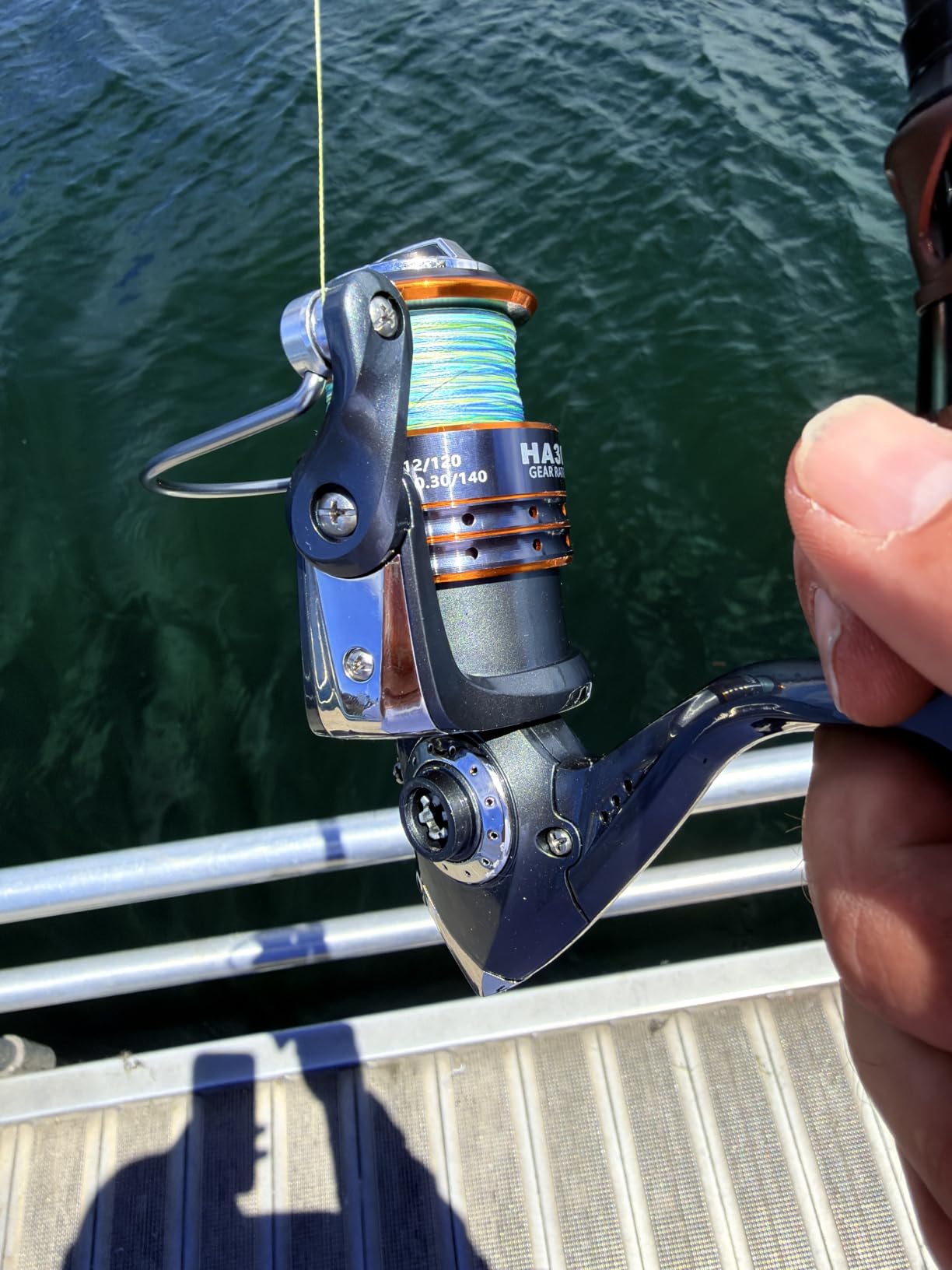 PLUSINNO Fishing Rod and Reel Combos - Carbon Fiber Telescopic Fishing Pole - Spinning Reel 12 +1 Shielded Bearings Stainless Steel BB customer photo 2