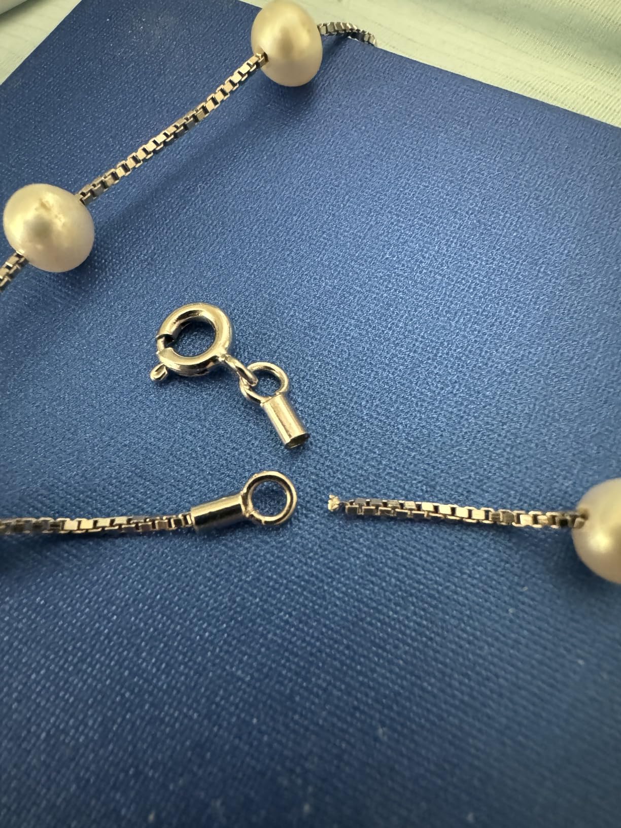 Ross-Simons 6-6.5mm Cultured Pearl Station Necklace customer photo 2