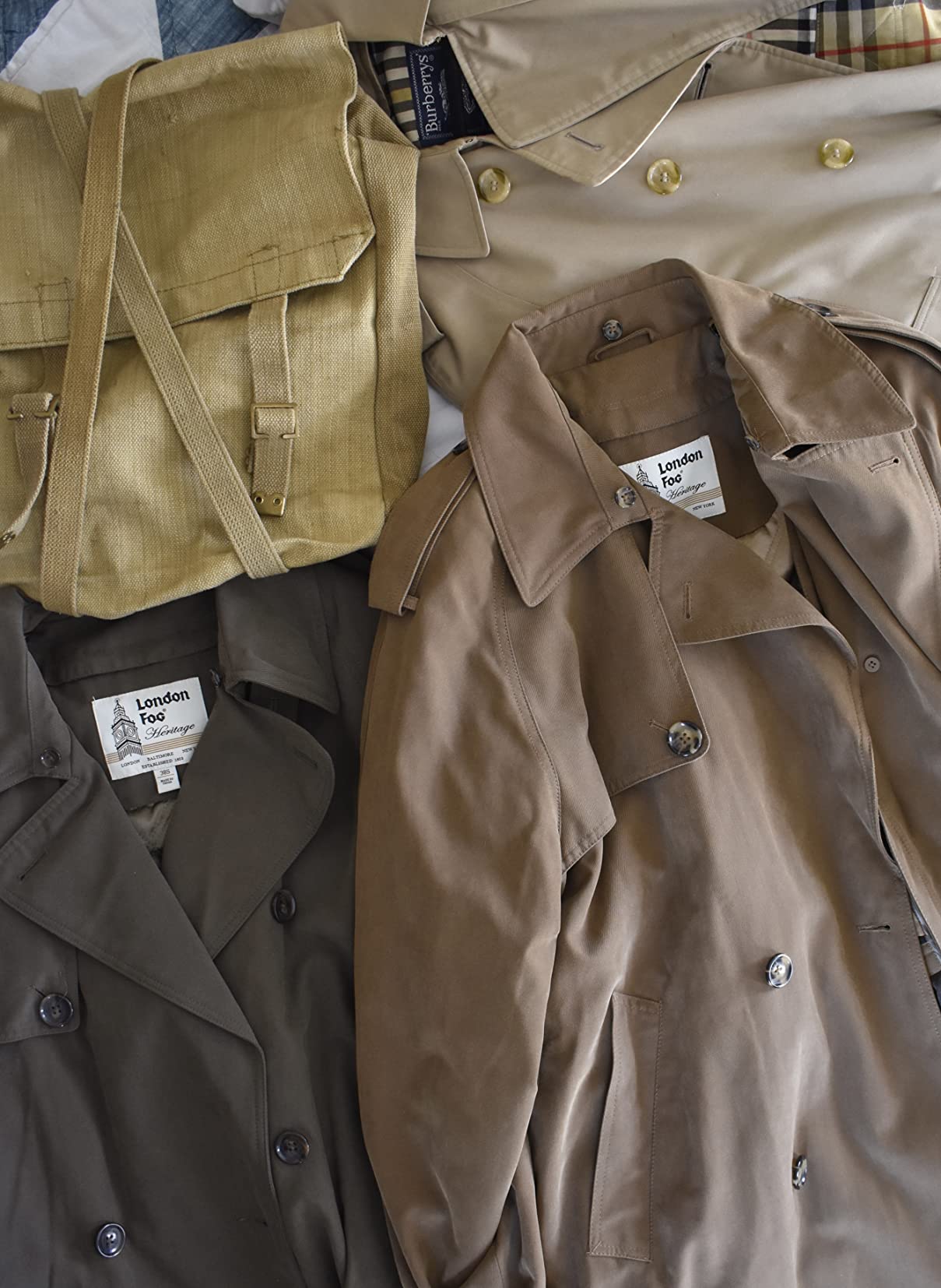London Fog Men's Raleigh Double Breasted Long Trench Coat with Zip Out Liner customer photo 1