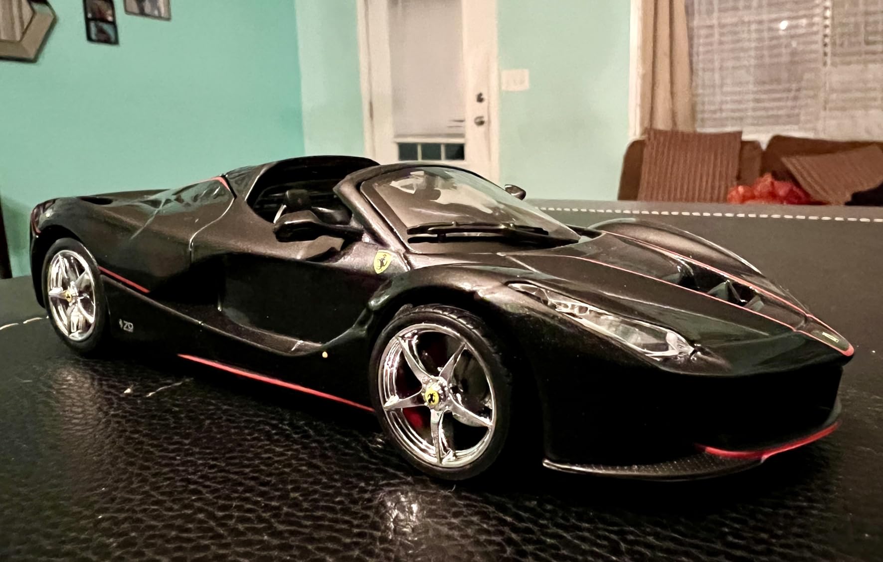 1:24 Assembly Line LaFerrari Aperta - Black Large customer photo 1