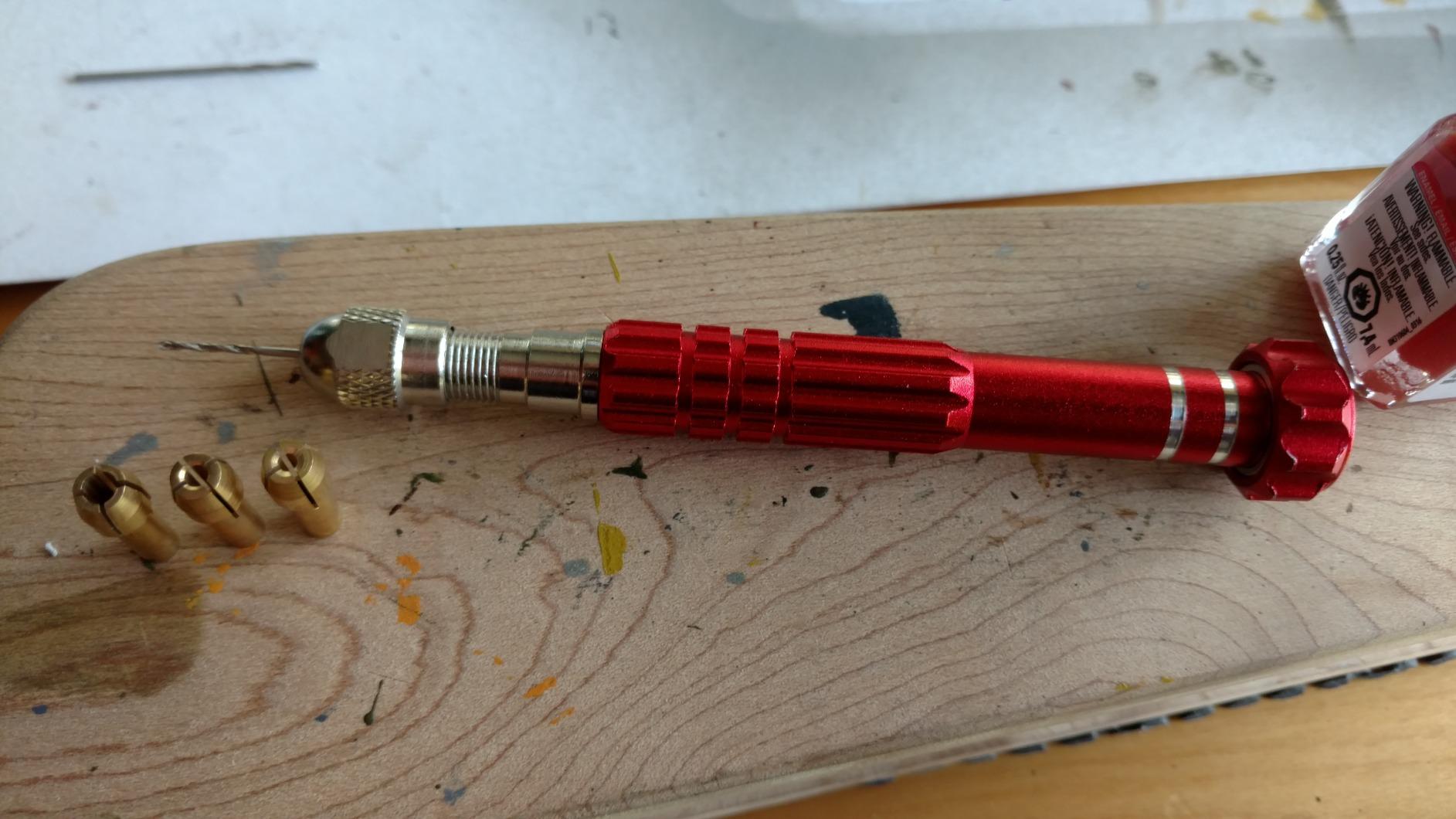 The Army Painter Miniature & Model Drill - Pin Vise Hobby Drilling with Three Bits for Tabletop Roleplaying, Boardgames, and Wargames Modelling customer photo 2