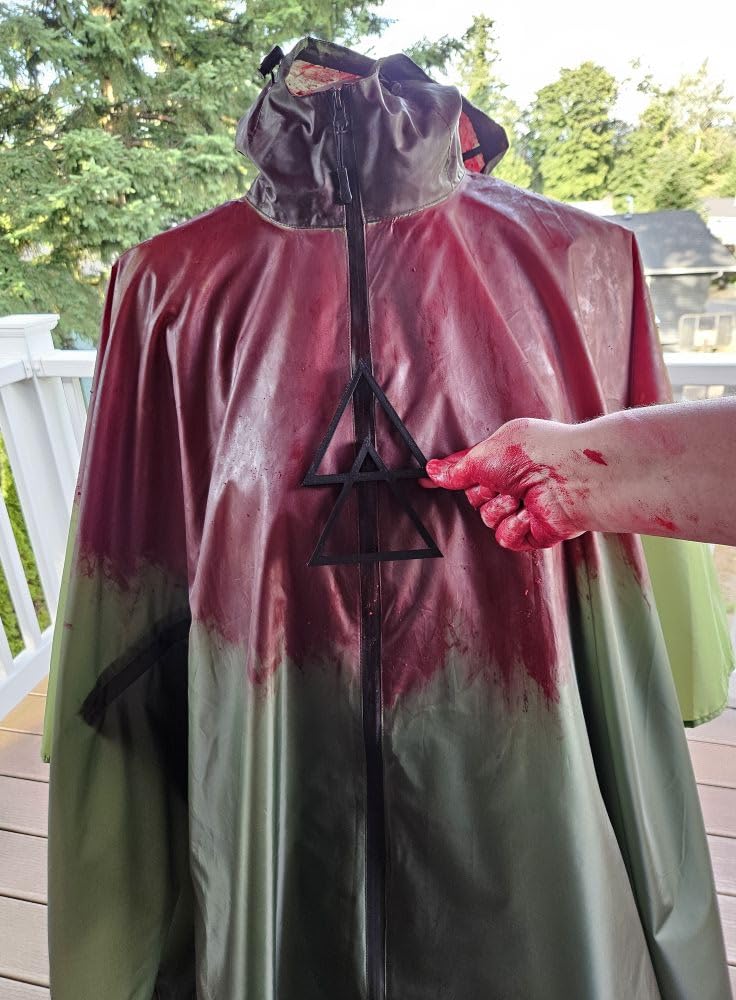 Rain Poncho Jacket Coat Hooded for Adults with Pockets customer photo 2